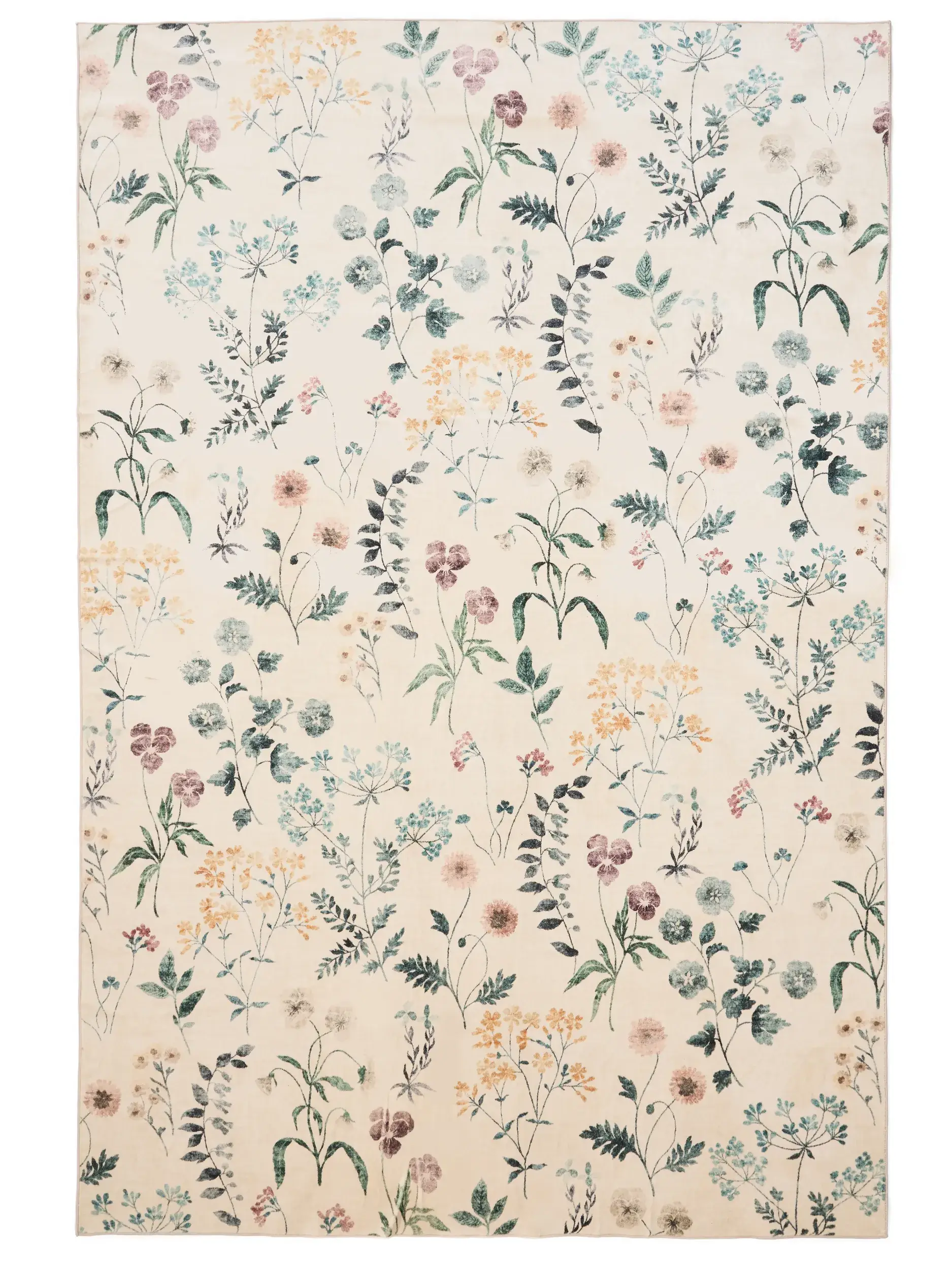 Teppich aus 100% Polyester in Multicolor mit 100% Polyester hohem Flor von benuta Nest