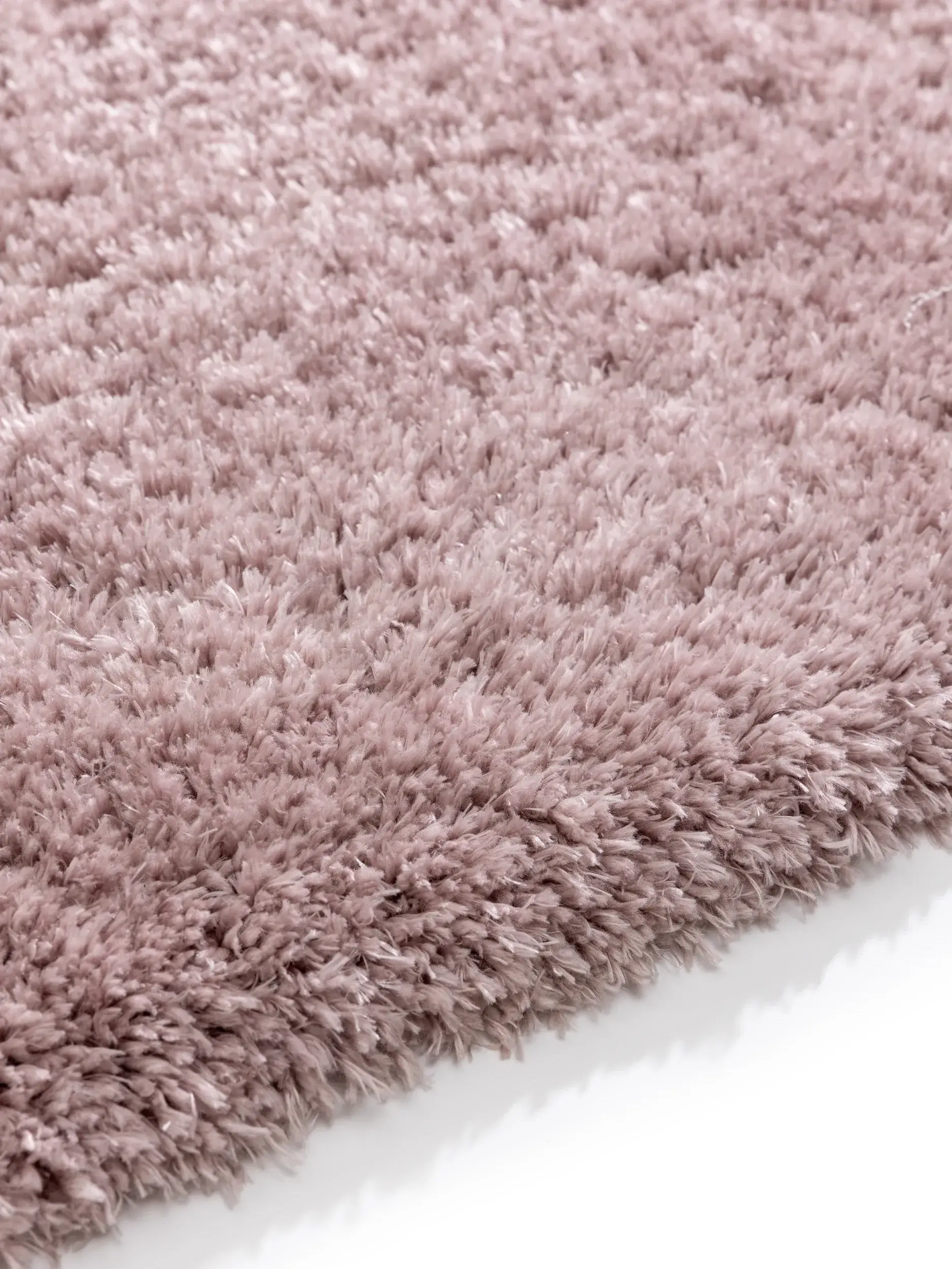 Teppe av 100% Polyester i Rosa med 100% Polyester høy lugg fra benuta Pop