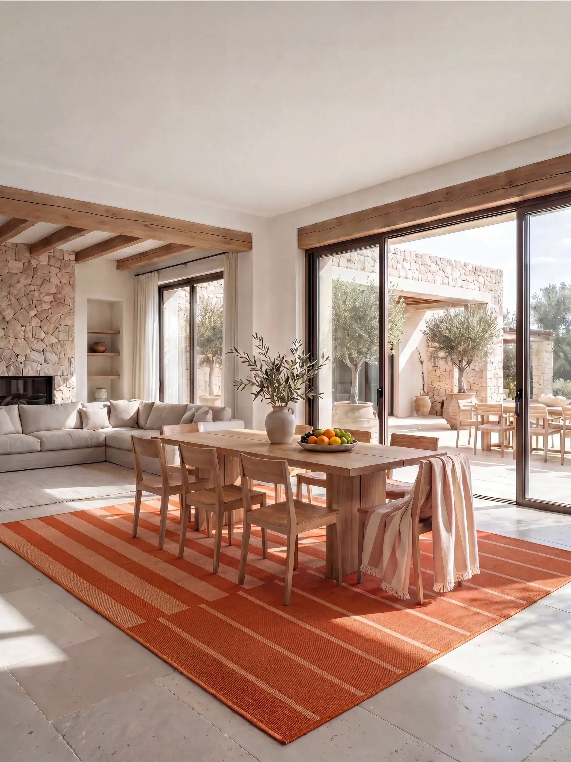 Rug Reed made of 76% Polypropylen, 23% Polyester, 1% Latex in  by benuta Nest