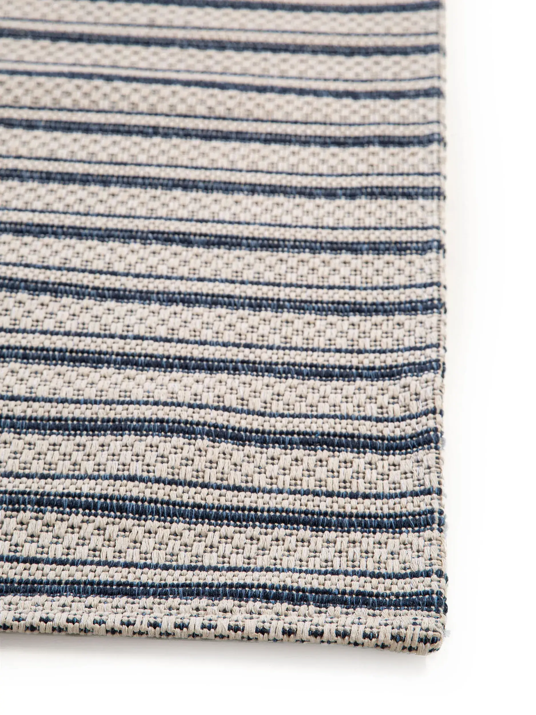 Tapete de 100% Baumwolle em Blau com pelo de 100% Baumwolle de altura da benuta