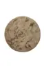 Shaggy Round Rug Lux Taupe