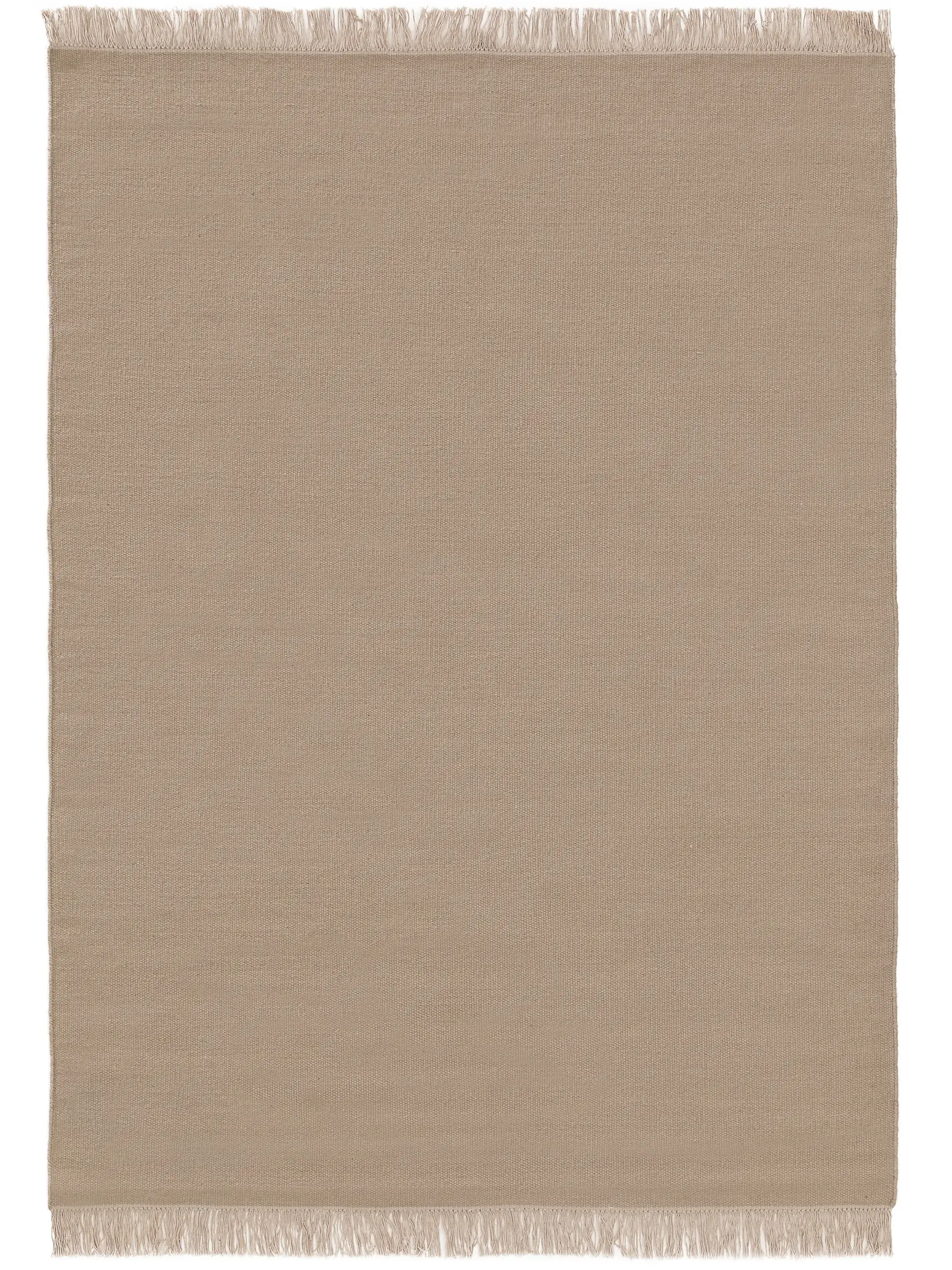 Teppich aus 80% Wolle, 20% Baumwolle in Beige mit 80% Wolle, 20% Baumwolle hohem Flor von benuta Pop