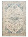 Waschbarer Teppich Miray Multicolor/Blau