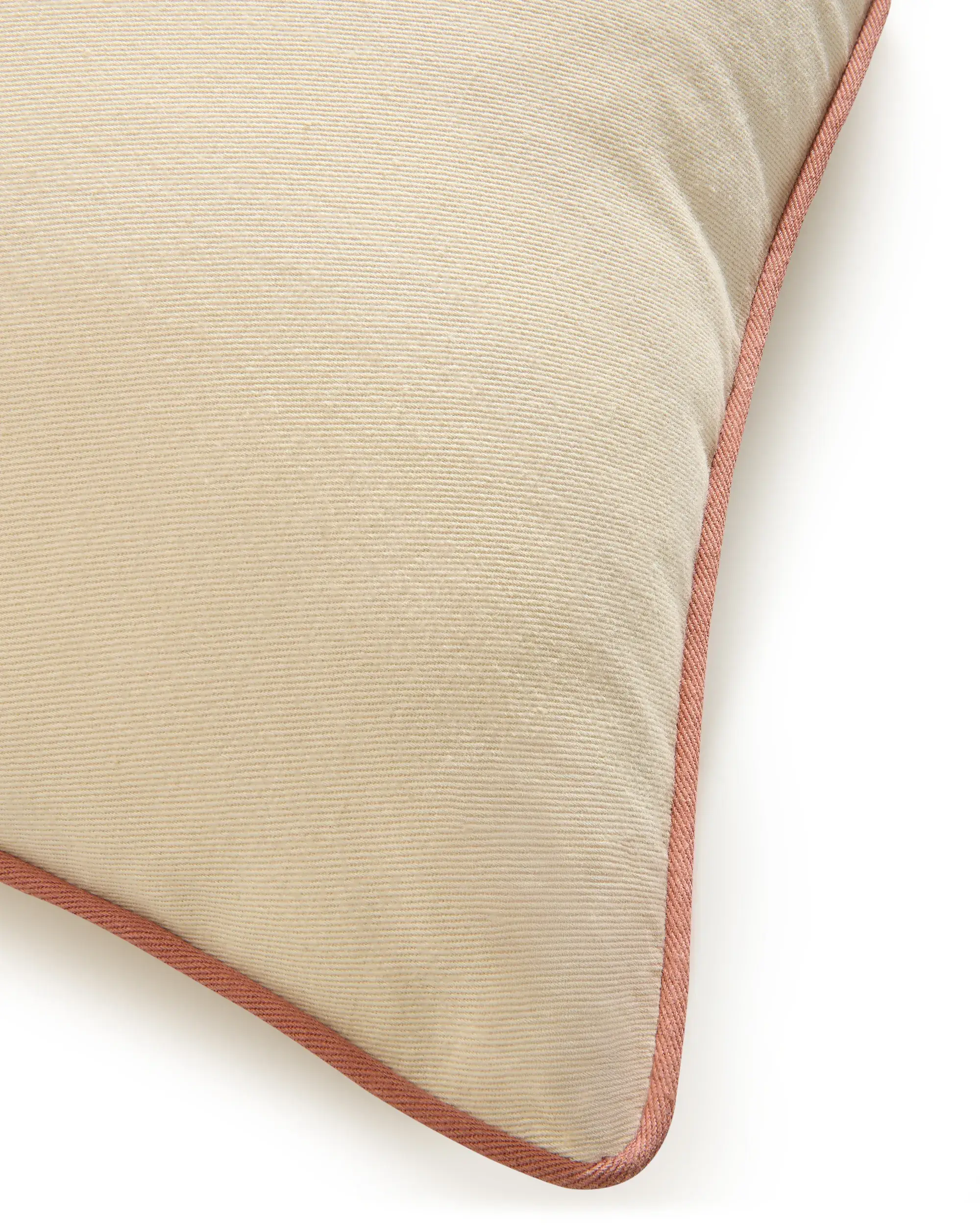 Pude Ines Cremehvid/Terracotta fra benuta pure