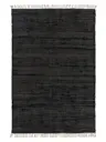 Teppich aus recyceltem Material Tom Schwarz