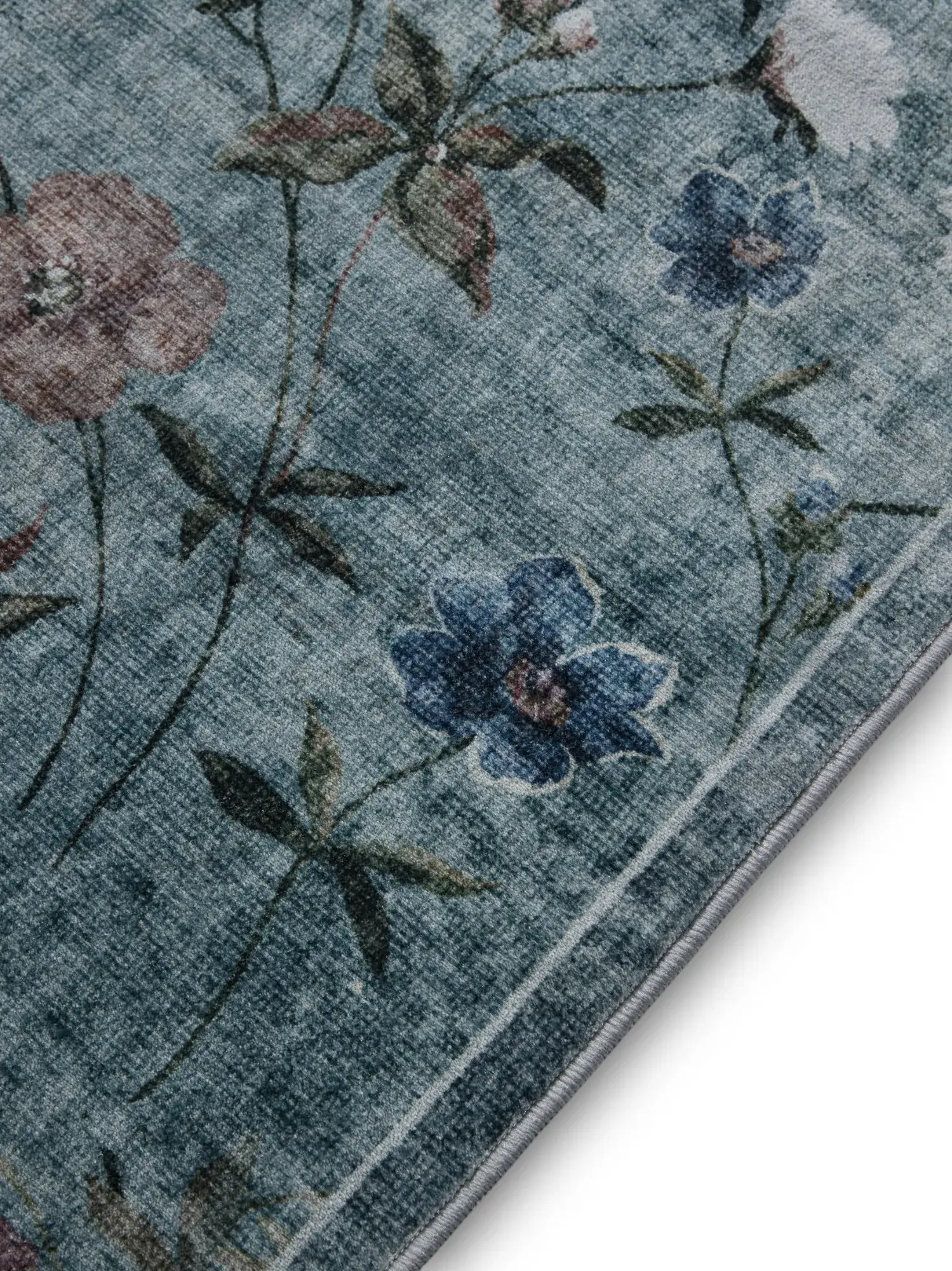 Teppich aus 100% Polyester in Multicolor mit 100% Polyester hohem Flor von benuta Nest