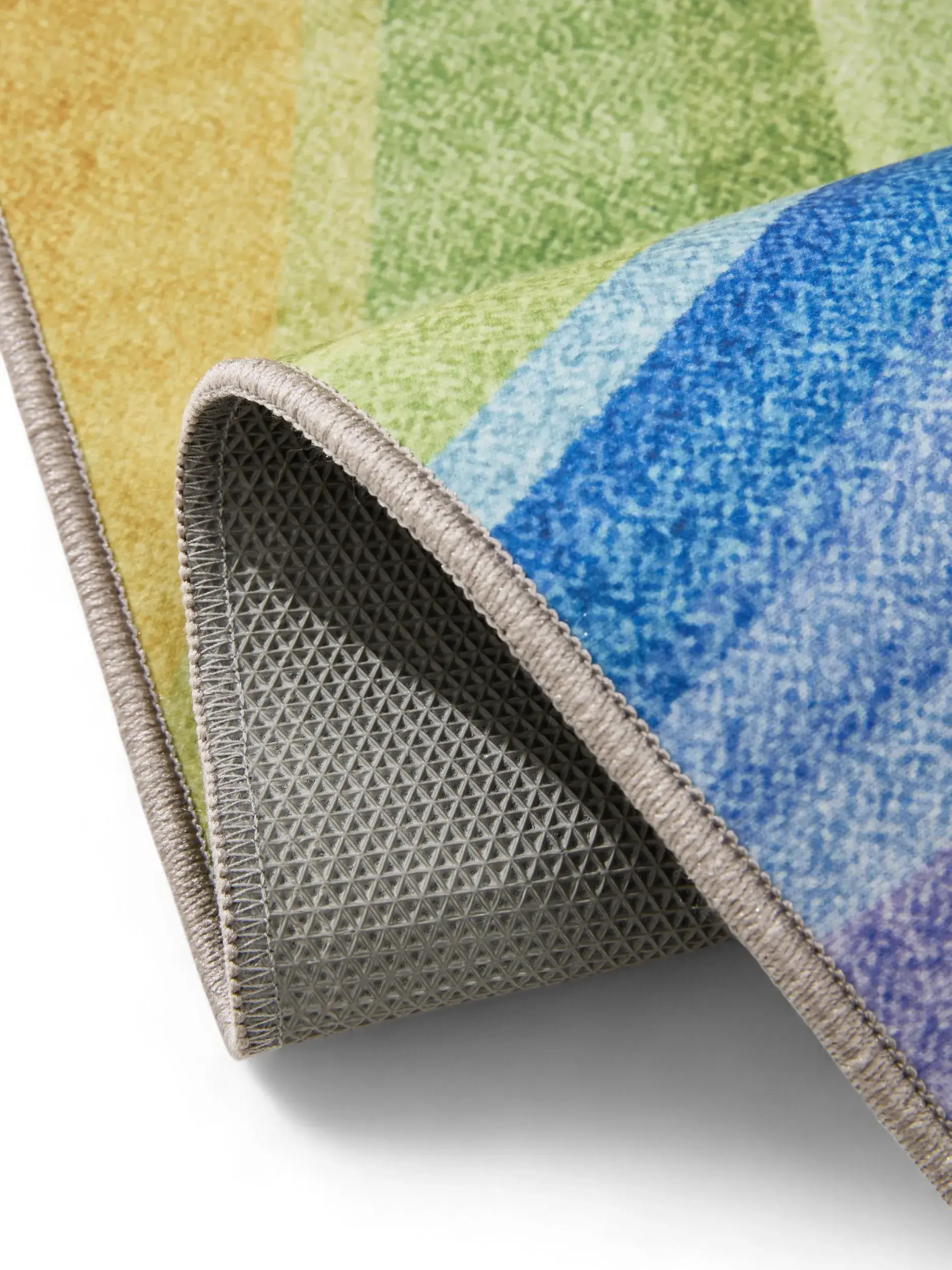 Tappeto di 100% Poliestere in Multicolor con pelo alto 100% Poliestere da benuta Basic