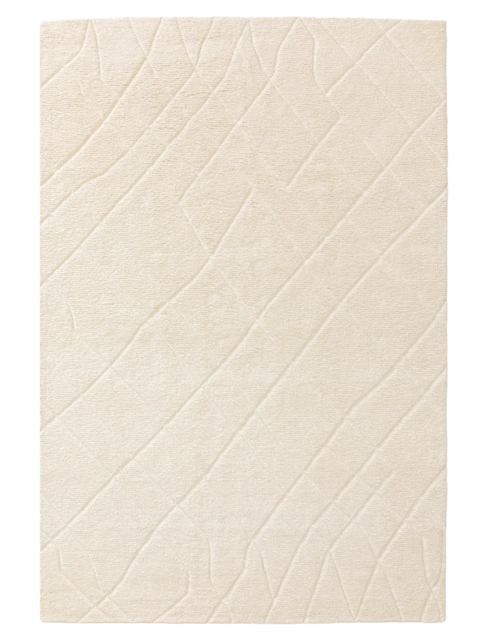 Alfombra de 100% Lana (de Nueva Zelanda) en Blanco con un pelo de {{Placeholder_Pile Height}} de altura de benuta Finest