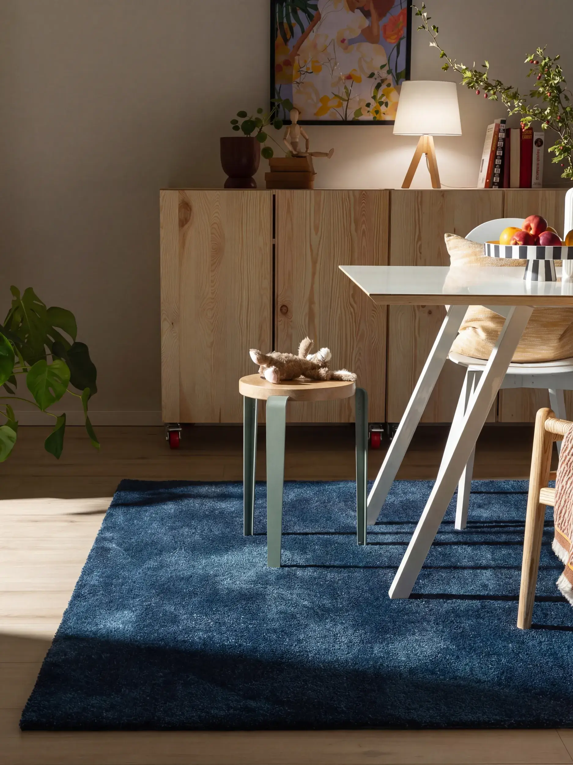 Teppich Nina aus 100% Polyester (30% recycelt) in  von benuta Nest