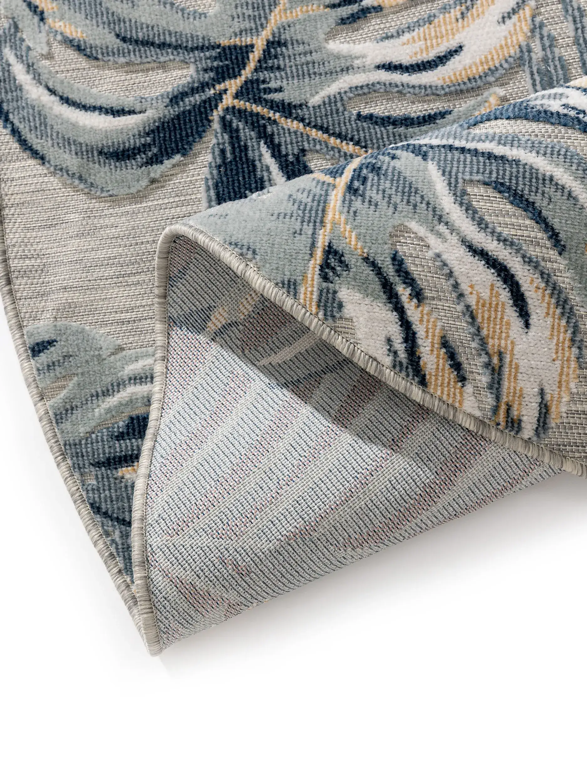 Rug made of 100% Polypropylen in Multicolour with a 100% Polypropylen high pile by benuta Basic