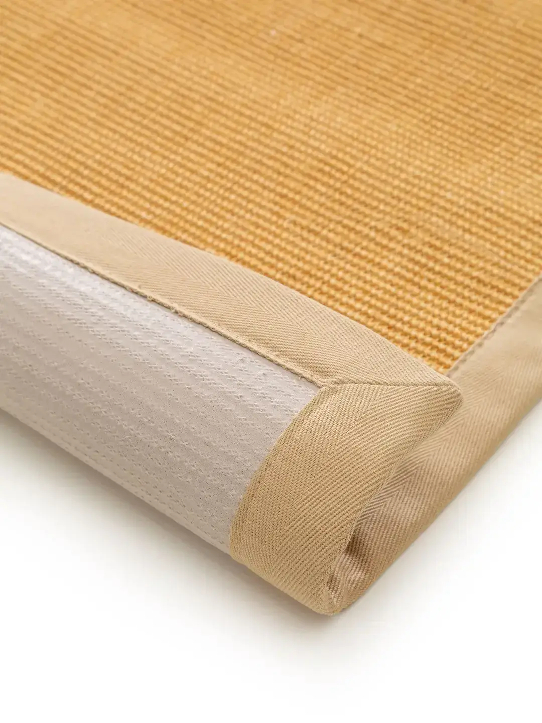Teppich aus 100% Sisal in Beige mit 100% Sisal hohem Flor von benuta Nest