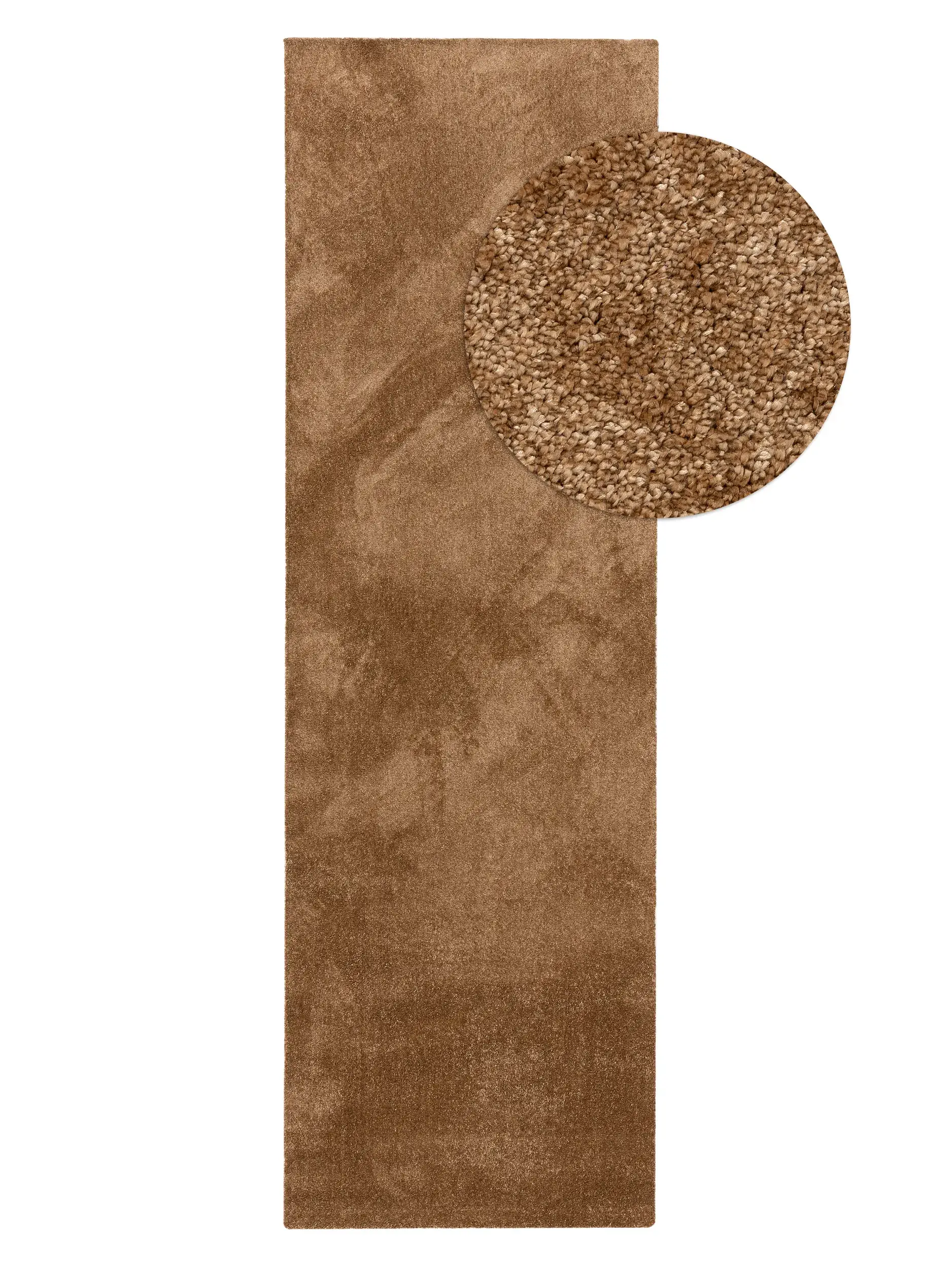 Matto 100% Polyester (30% recycelt)a värissä Beige 100% Polyester (30% recycelt) korkealla nukalla merkiltä benuta Nest