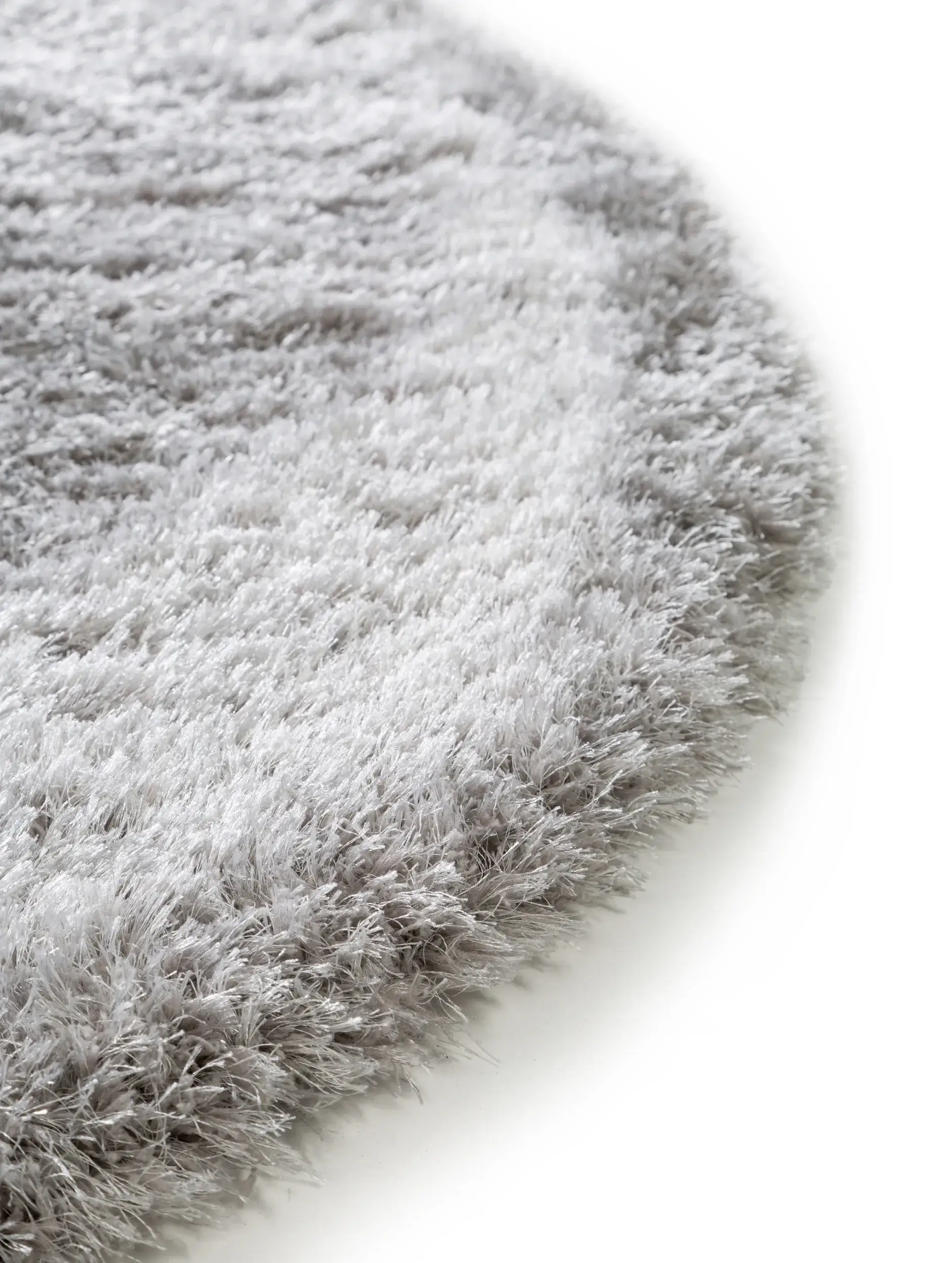 Teppich Lea aus 50% Polyester, 50% Polypropylen in Grau von benuta Pop