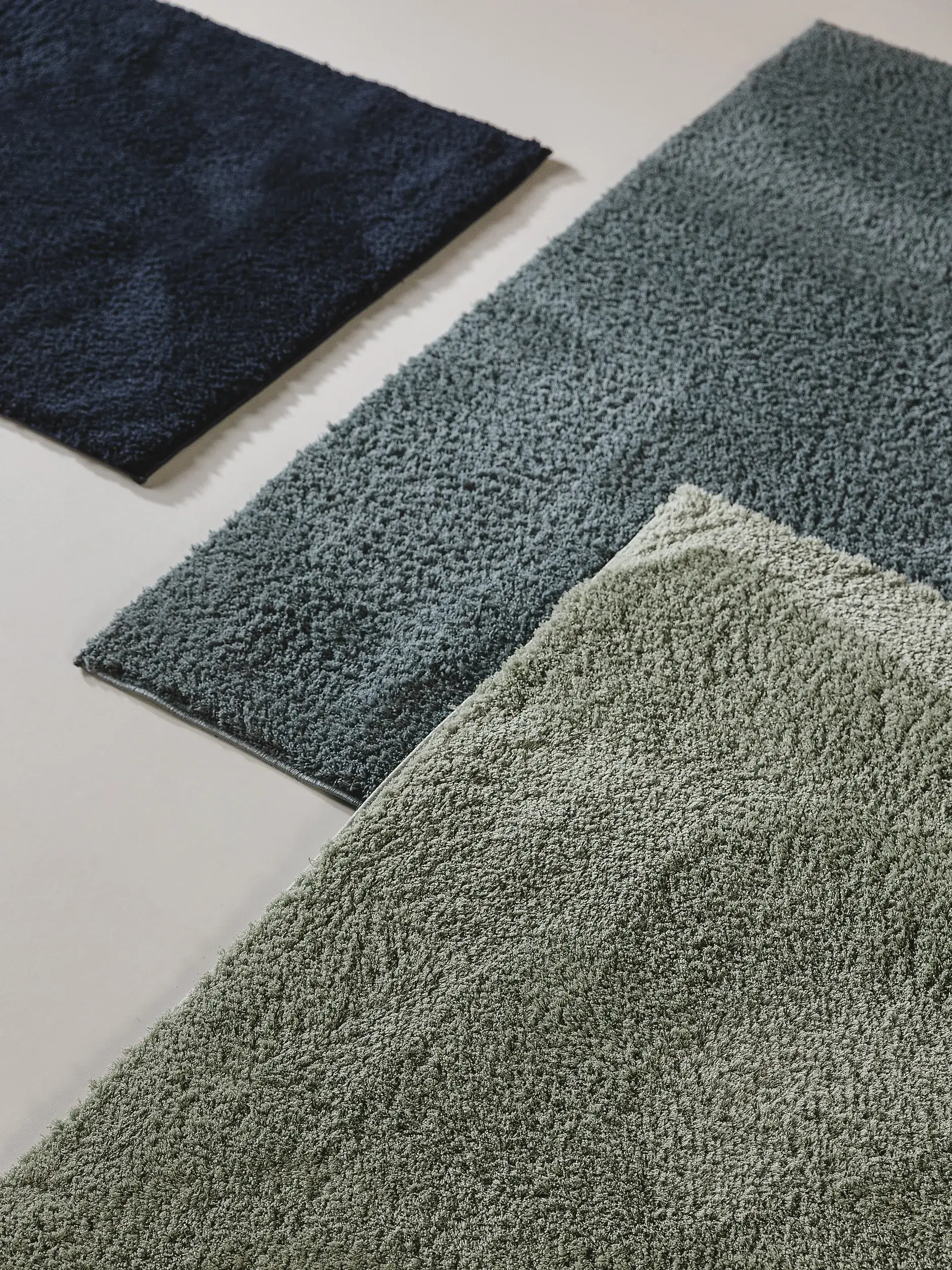 Teppich Soda aus 100% Polyester (Microfiber) in Blau von benuta Nest