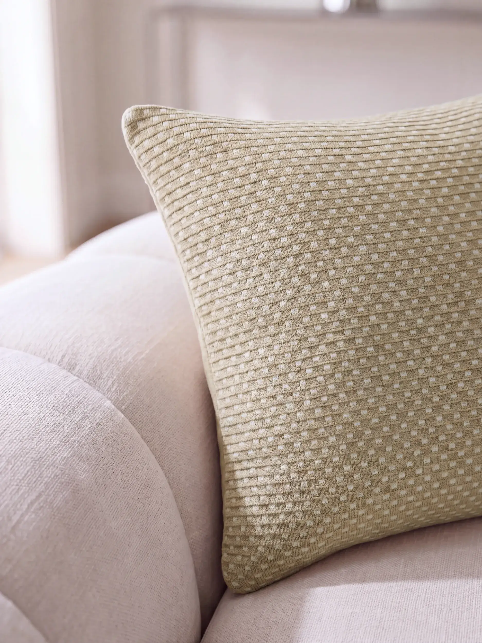 Kussen Ilma Beige van benuta Pure