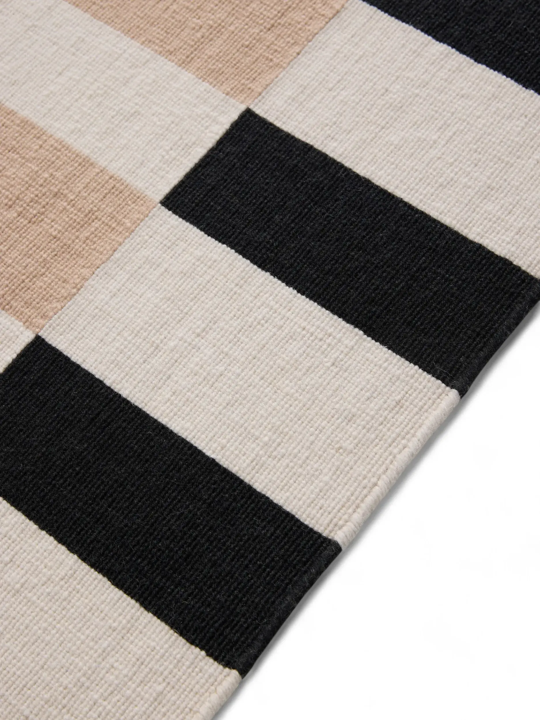 Teppich aus 100% Wool in Beige mit 100% Wool hohem Flor von benuta Nest
