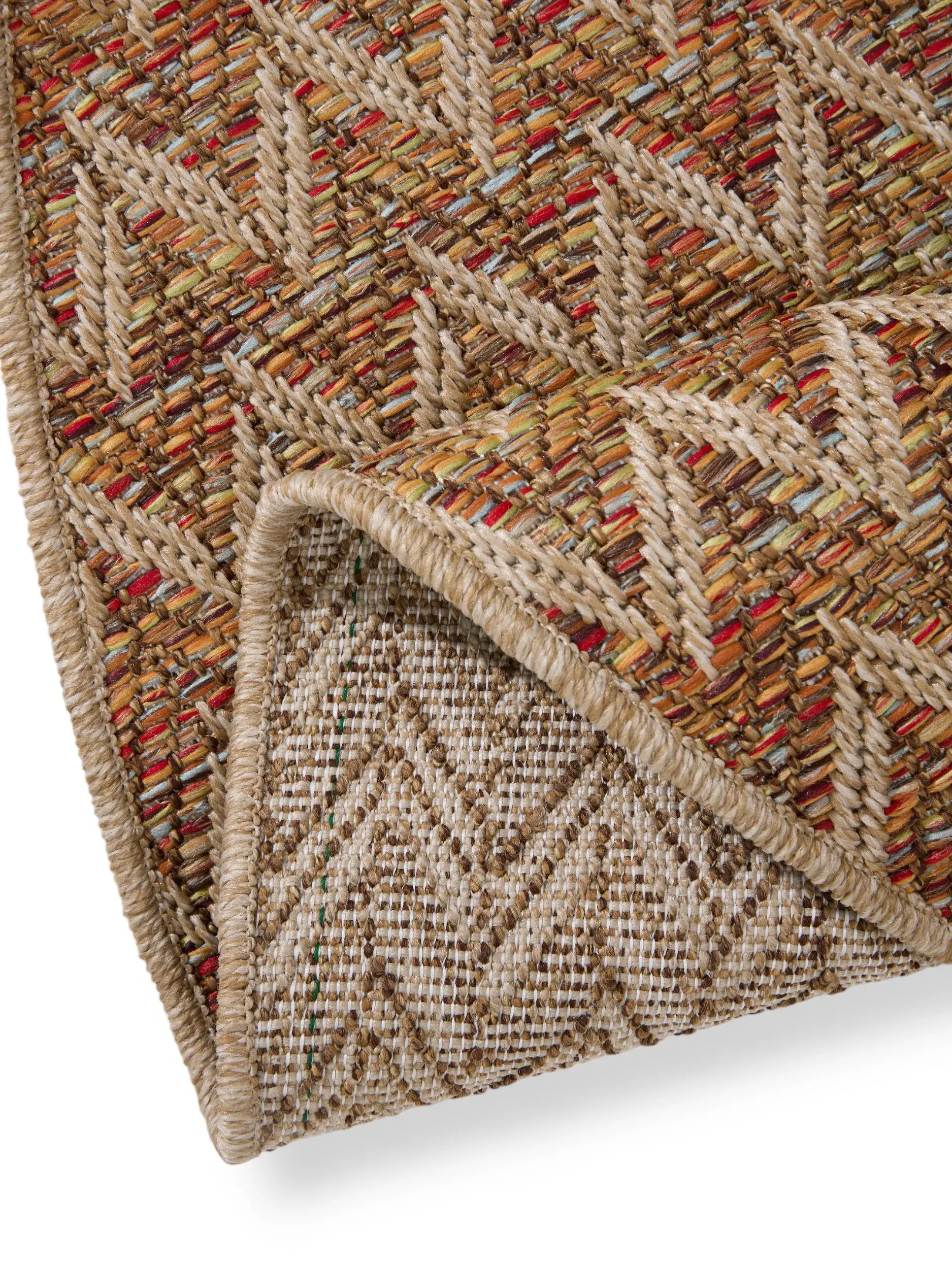 Rug made of 100% Polypropylen in Beige with a 100% Polypropylen high pile by benuta Nest