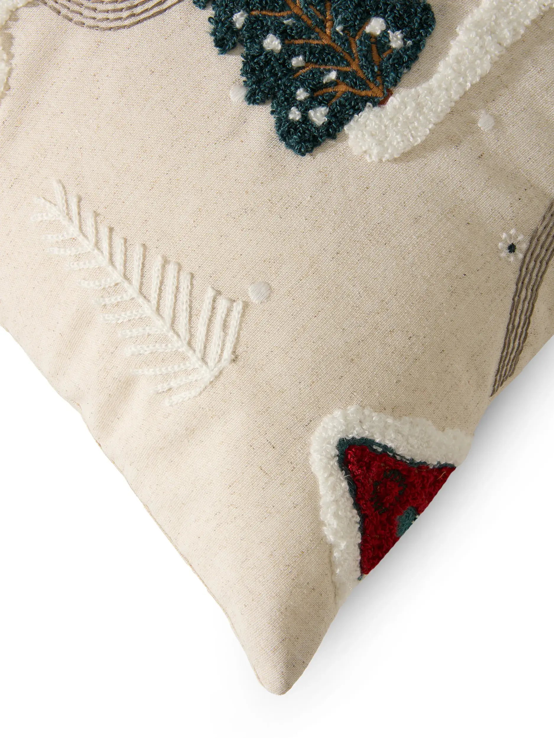 Kerstkussen Joyful Wit van benuta