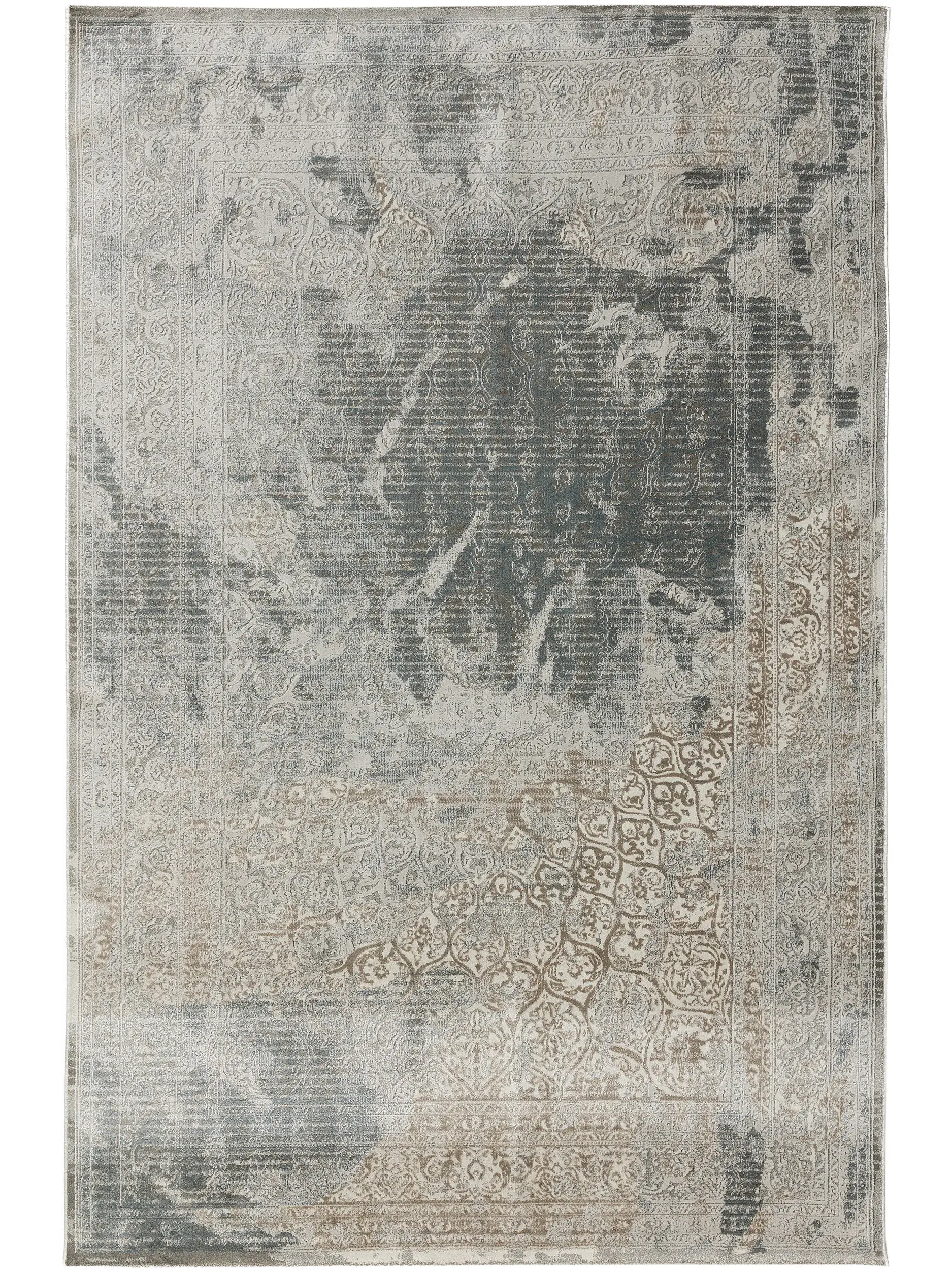 Teppich Henry aus 100% Polyester in Grau von benuta Nest