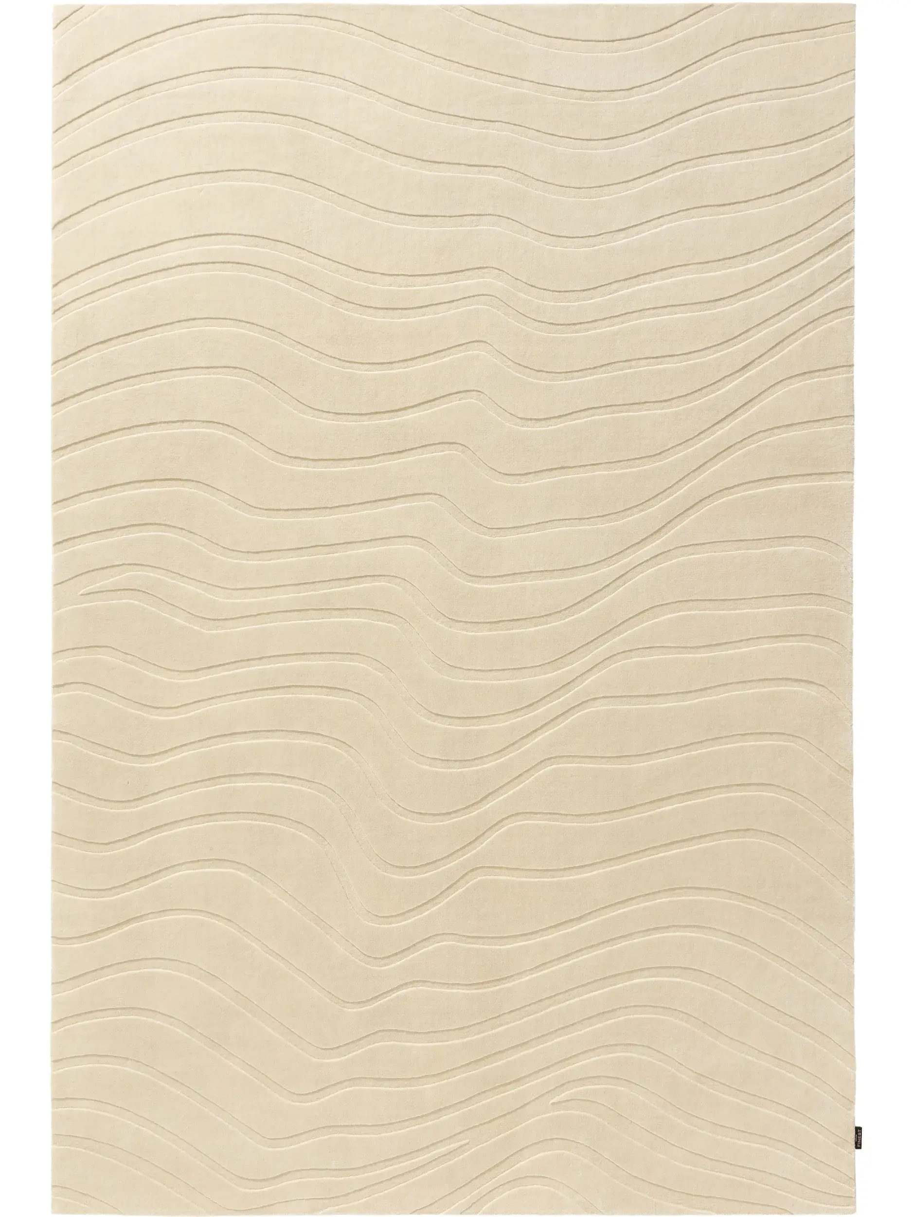 Teppe av 100% Wolle (aus Neuseeland) i Beige med 100% Wolle (aus Neuseeland) høy lugg fra benuta Finest