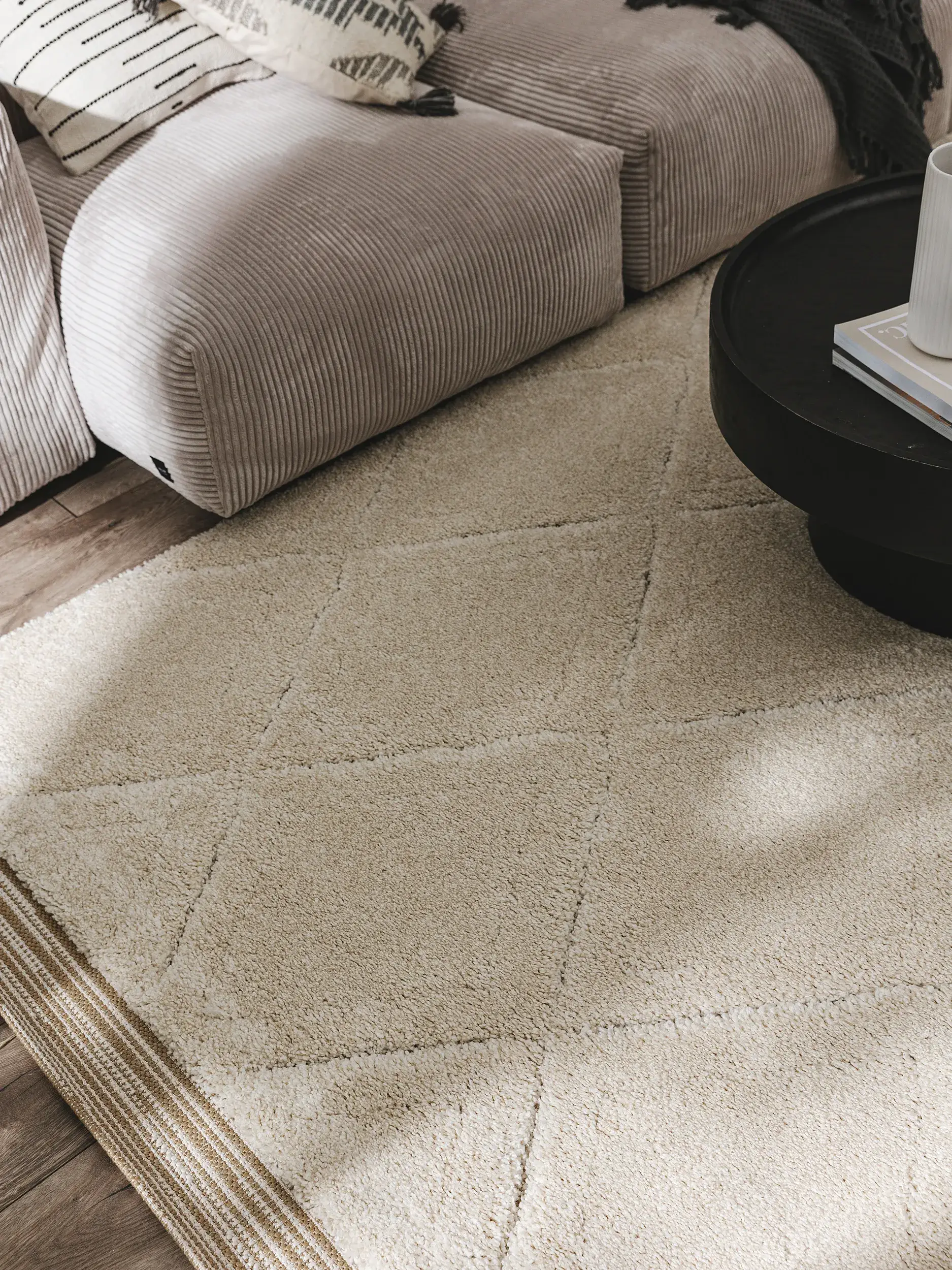 Teppich Aimee aus 100% Polypropylen in Beige von benuta Nest