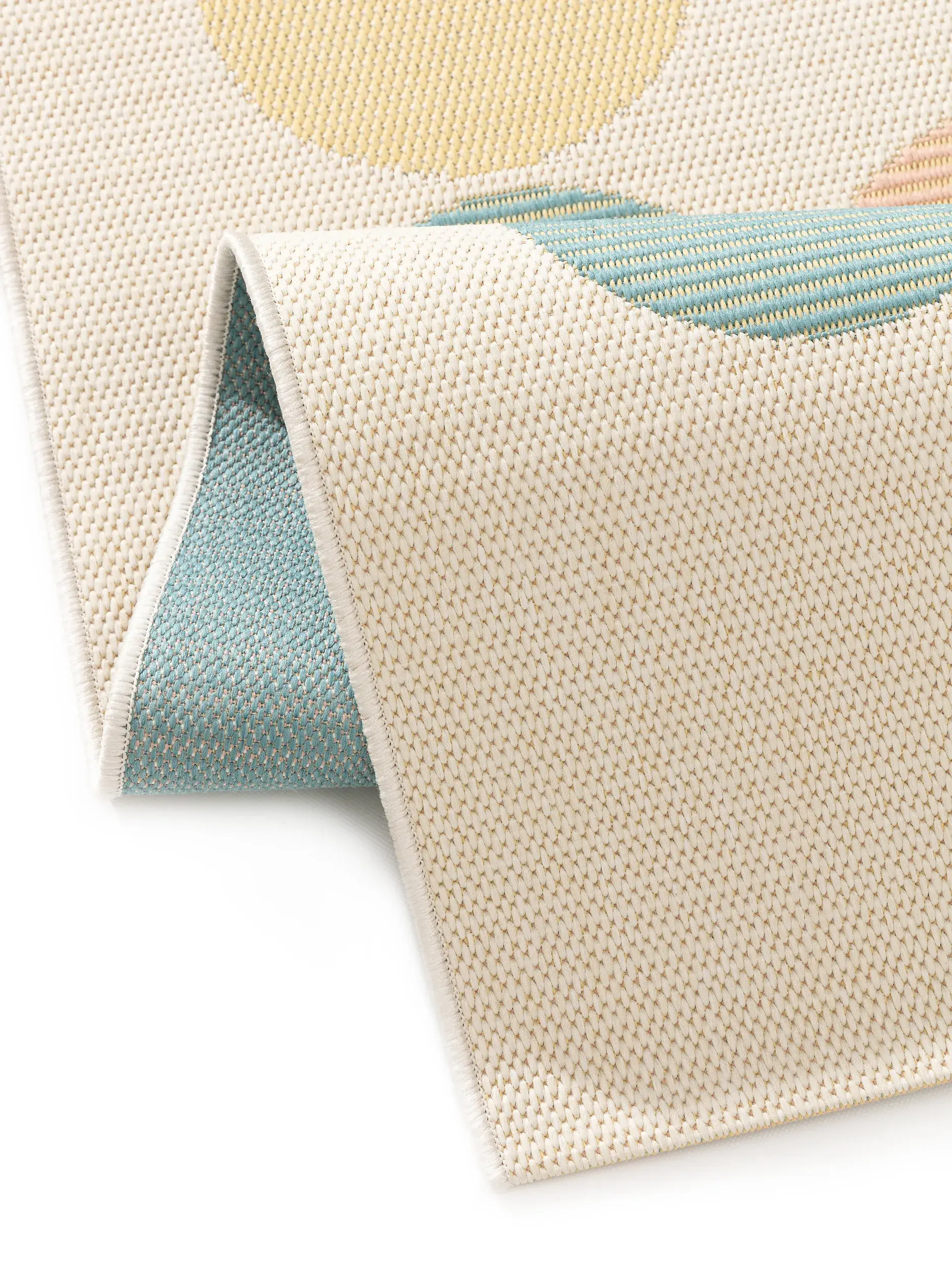 Teppich aus 100% Polypropylen in Multicolor mit 100% Polypropylen hohem Flor von benuta Pop