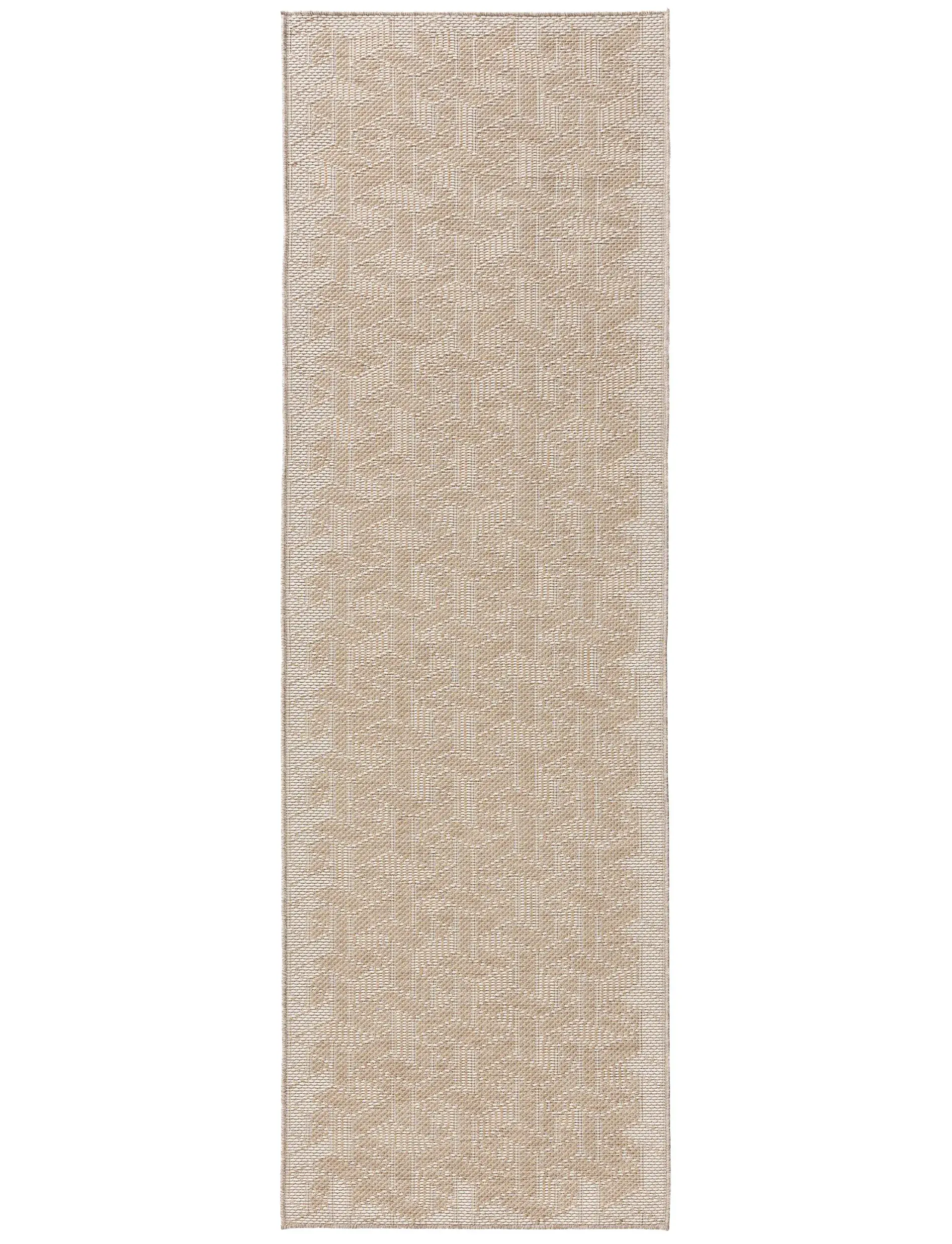 Rug made of 100% Polypropylen in White with a 100% Polypropylen high pile by benuta Nest