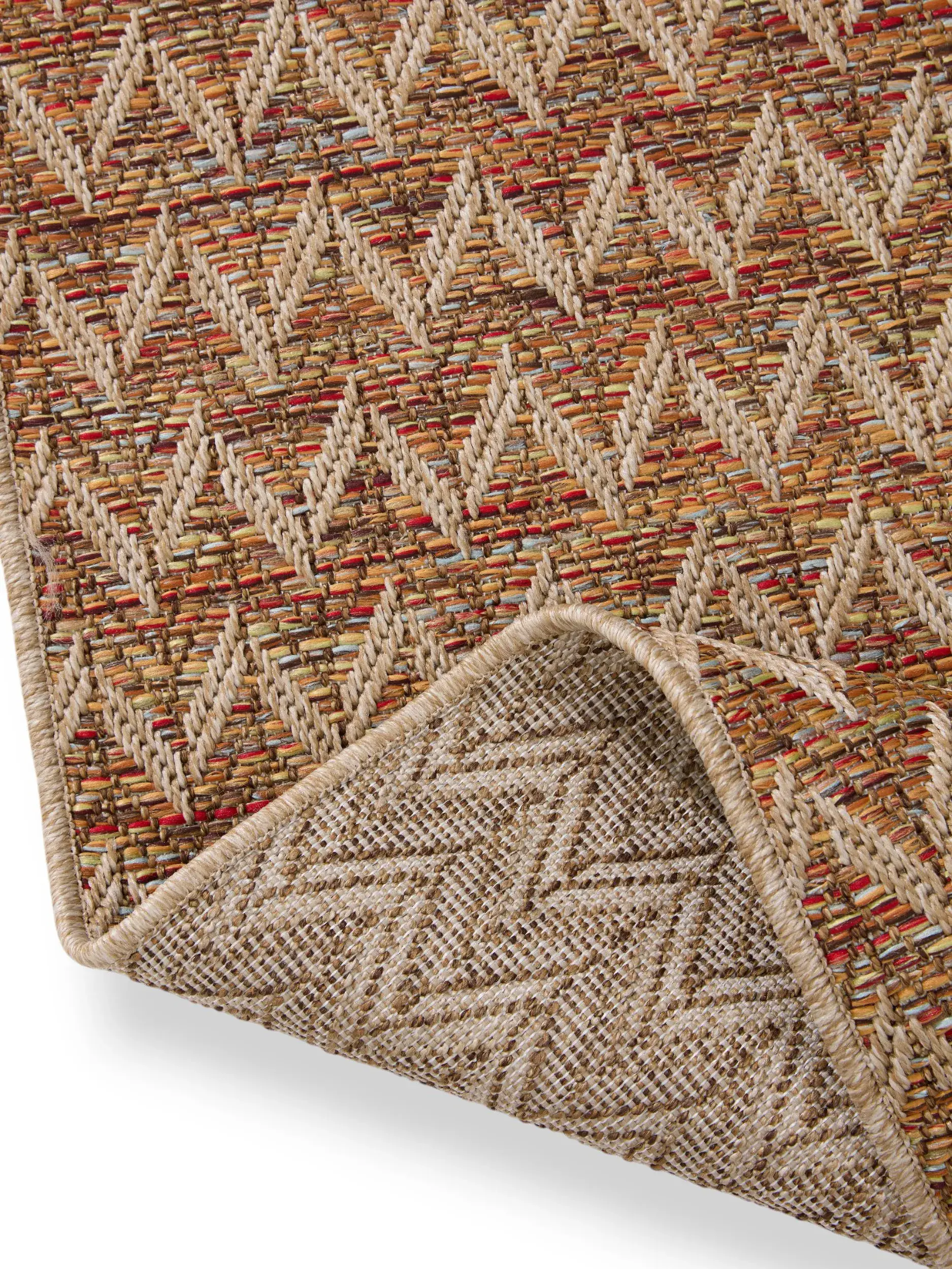 Rug made of 100% Polypropylen in Beige with a 100% Polypropylen high pile by benuta Nest