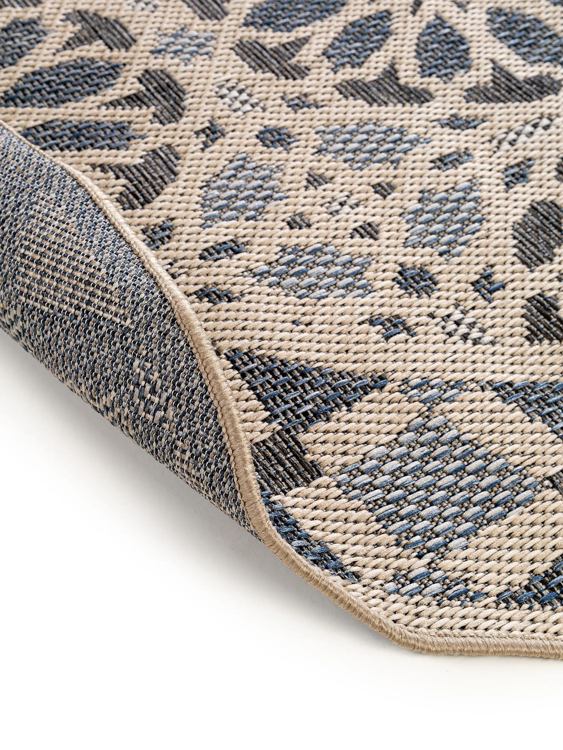 Teppich aus 100% Polypropylen in Beige mit 100% Polypropylen hohem Flor von benuta Nest
