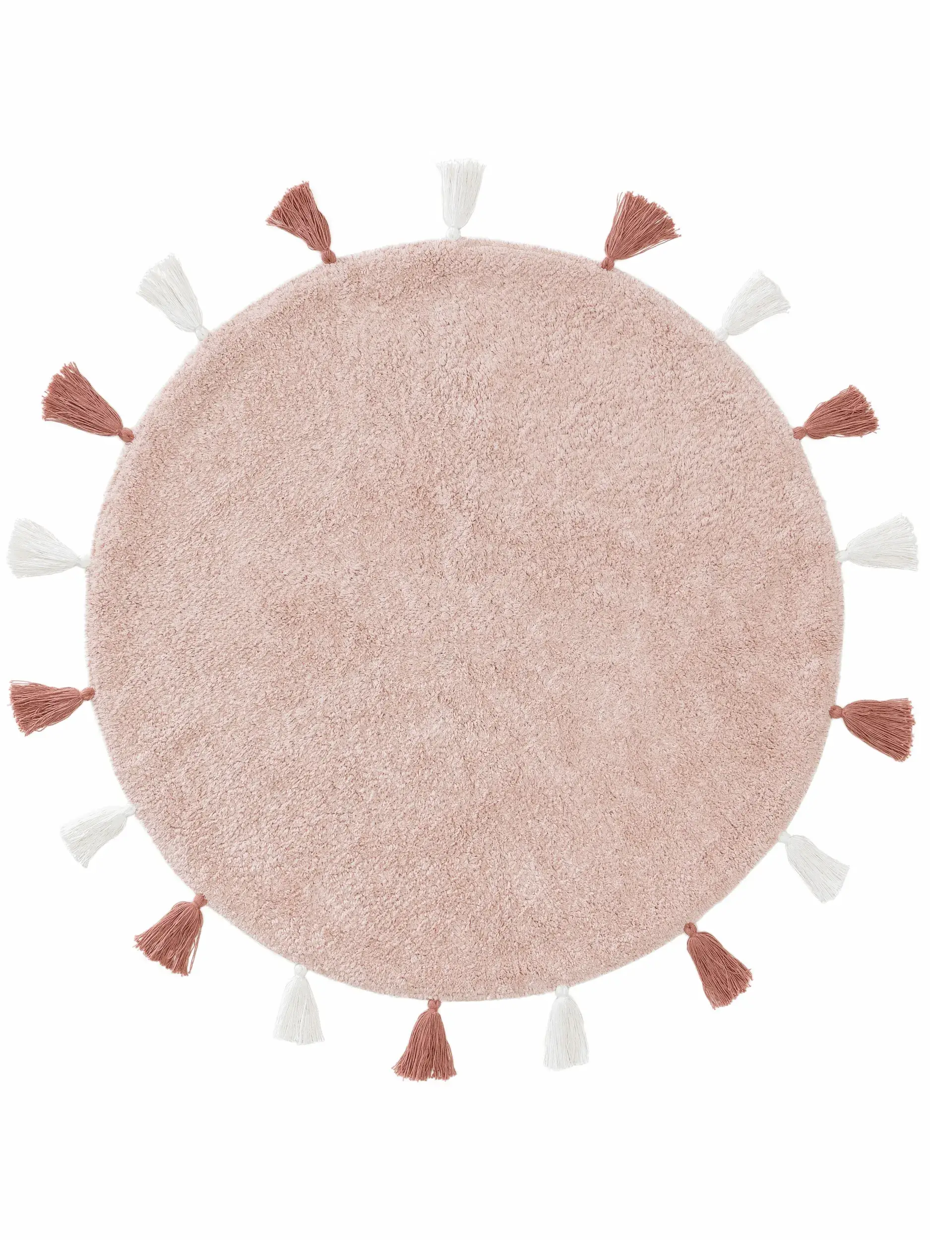 Rug made of 100% Baumwolle in Rosa with a 100% Baumwolle high pile by Lytte