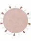 Waschbarer Kinderteppich Malu Rosa