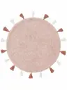 Waschbarer Kinderteppich Malu Rosa