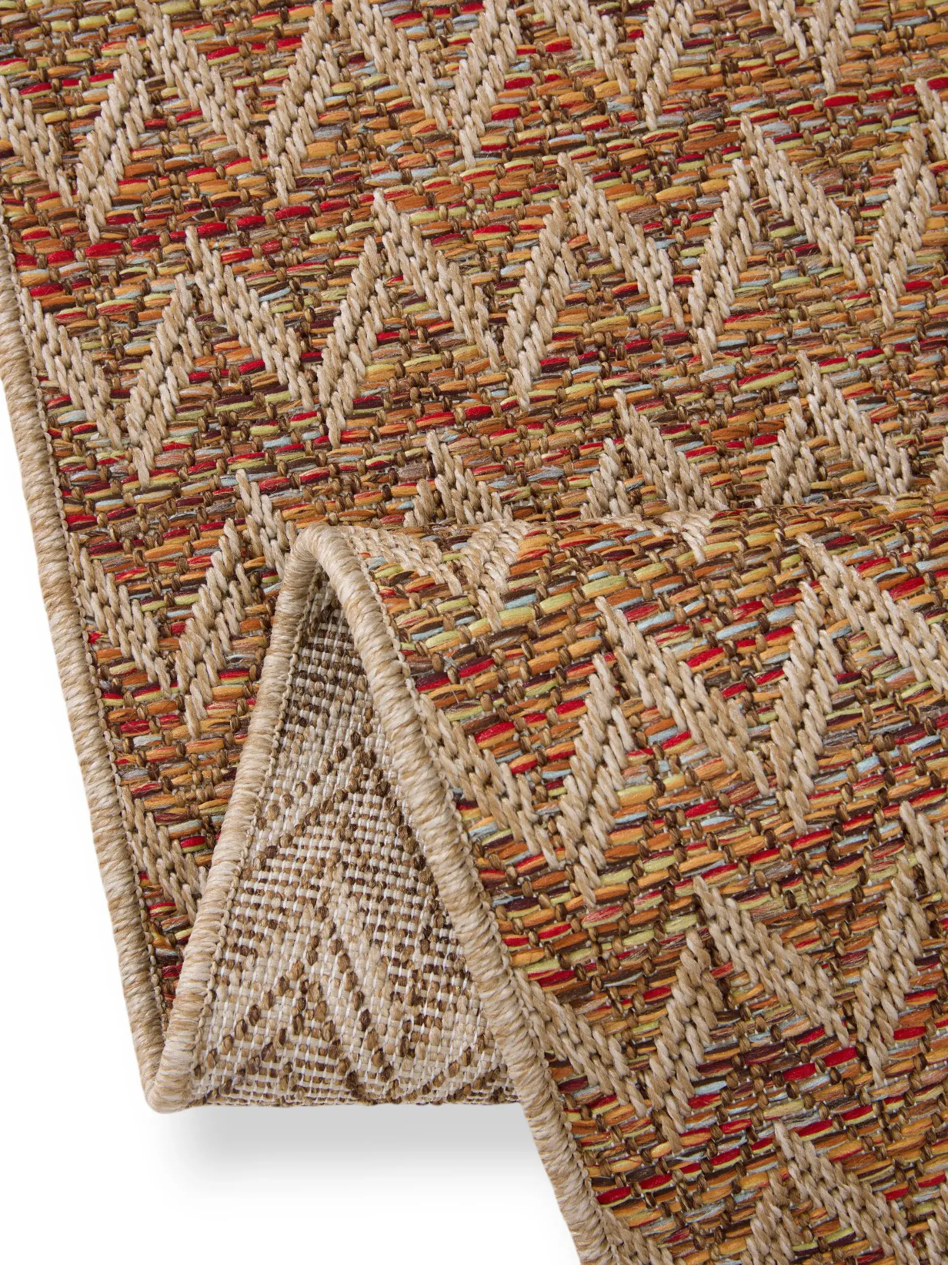 Rug made of 100% Polypropylen in Beige with a 100% Polypropylen high pile by benuta Nest
