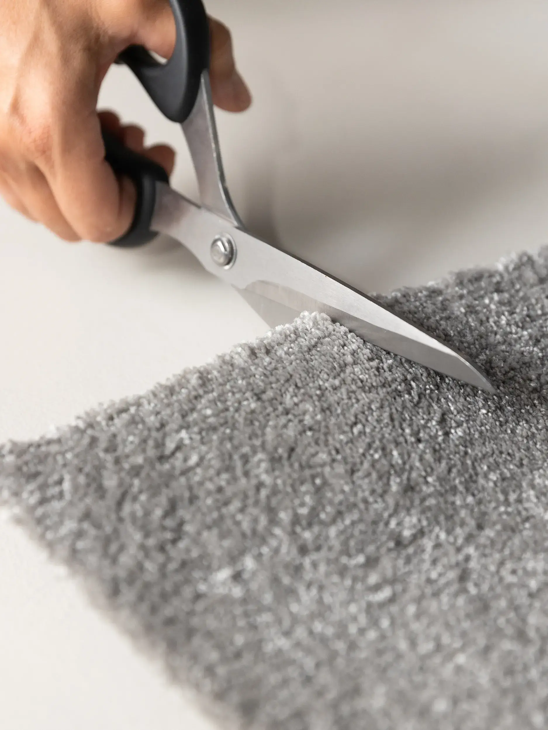 Teppe av 100% Polyester (30% recycelt) i Grau med 100% Polyester (30% recycelt) høy lugg fra benuta Nest