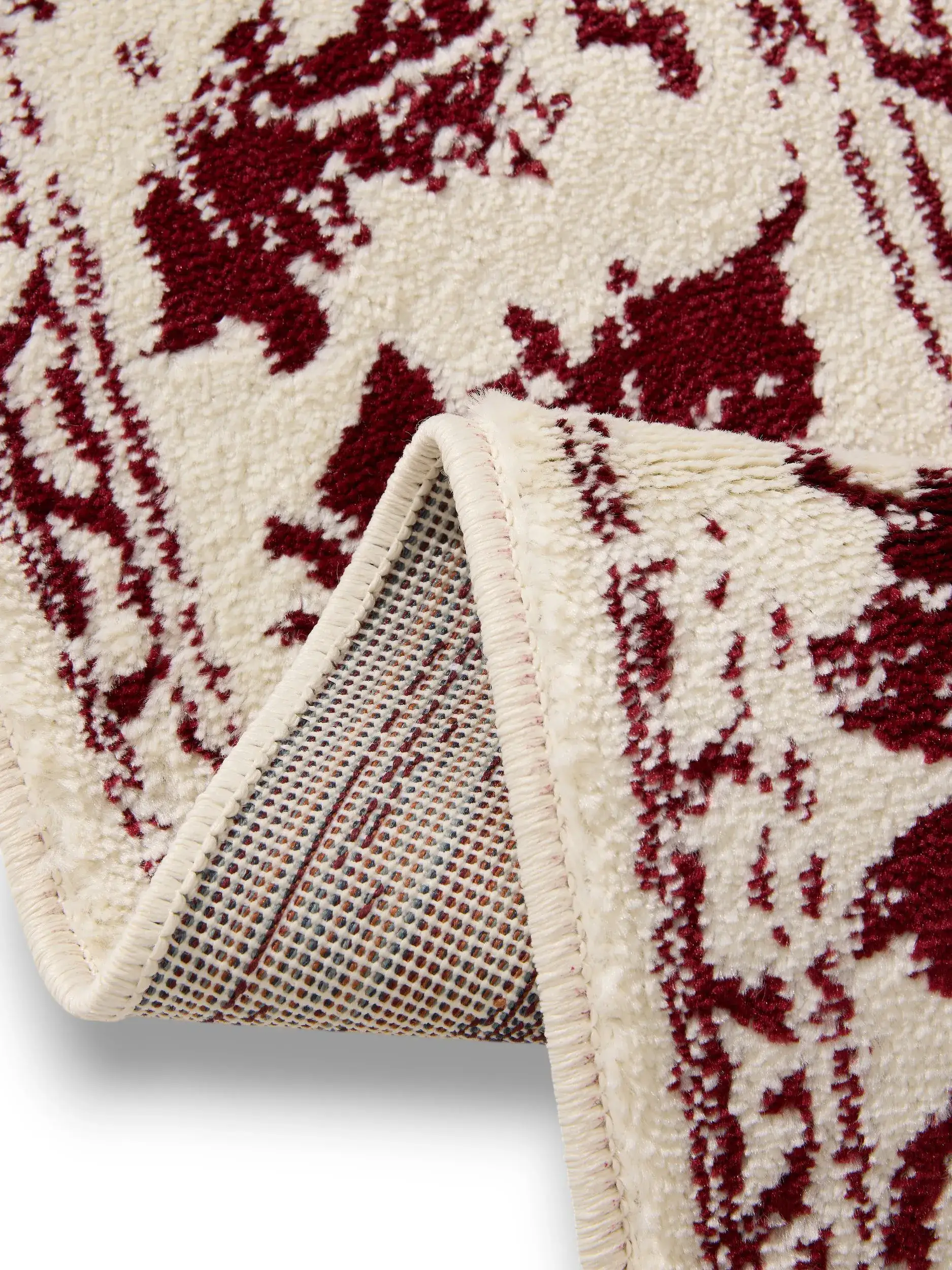 Rug made of 100% Polypropylen in Beige with a 100% Polypropylen high pile by benuta Basic