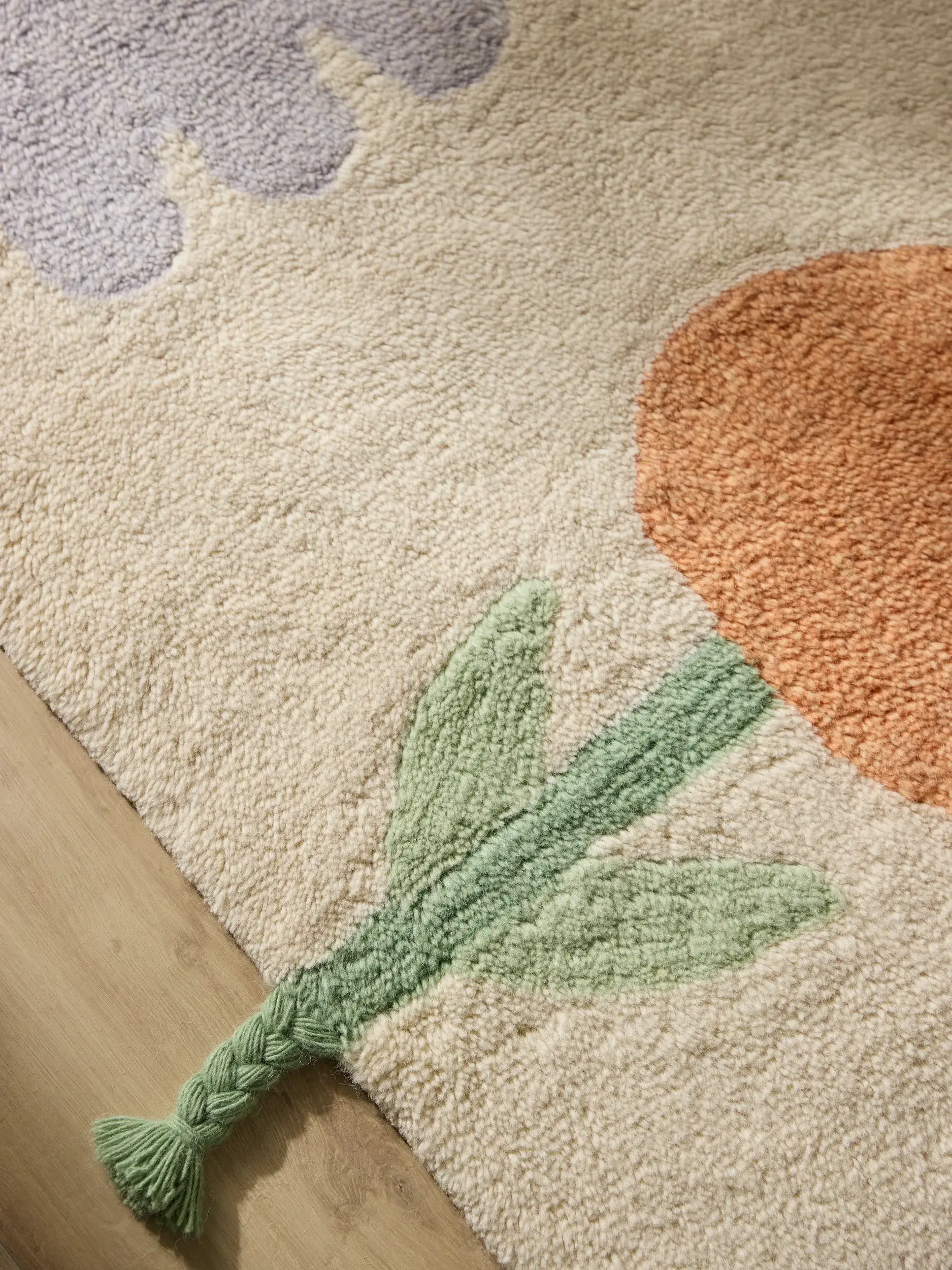 Rug Fleur made of 100% Wool in Multicolour by Lytte