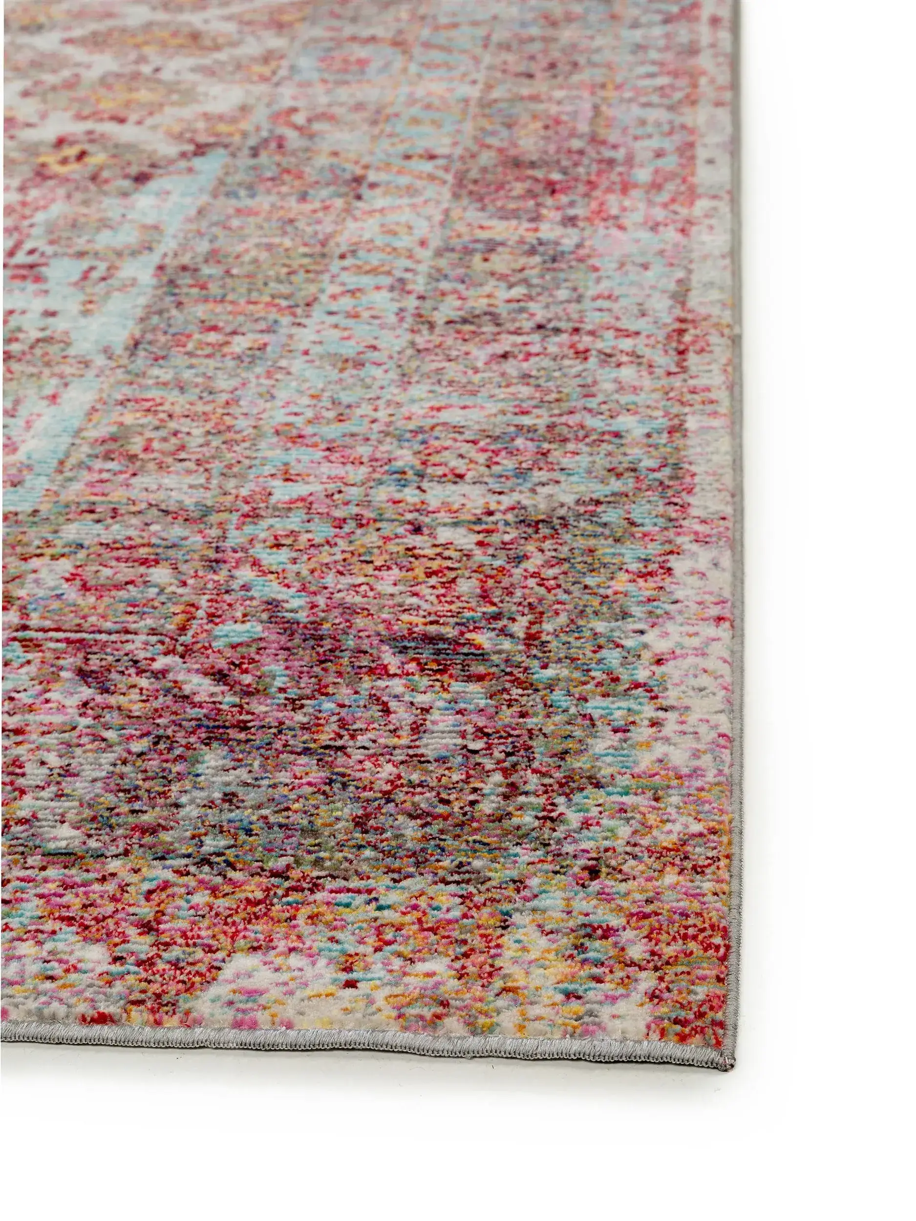 Rug made of 100% Polyester in Multicolor with a 100% Polyester high pile by benuta