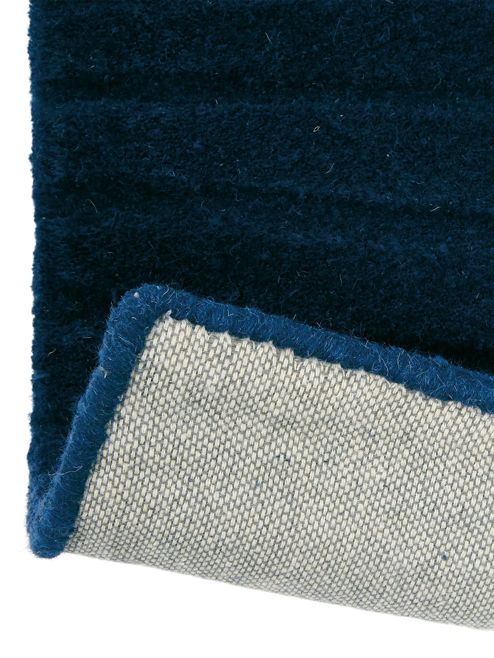 Rug made of 100% Wolle in Blau with a 100% Wolle high pile by benuta