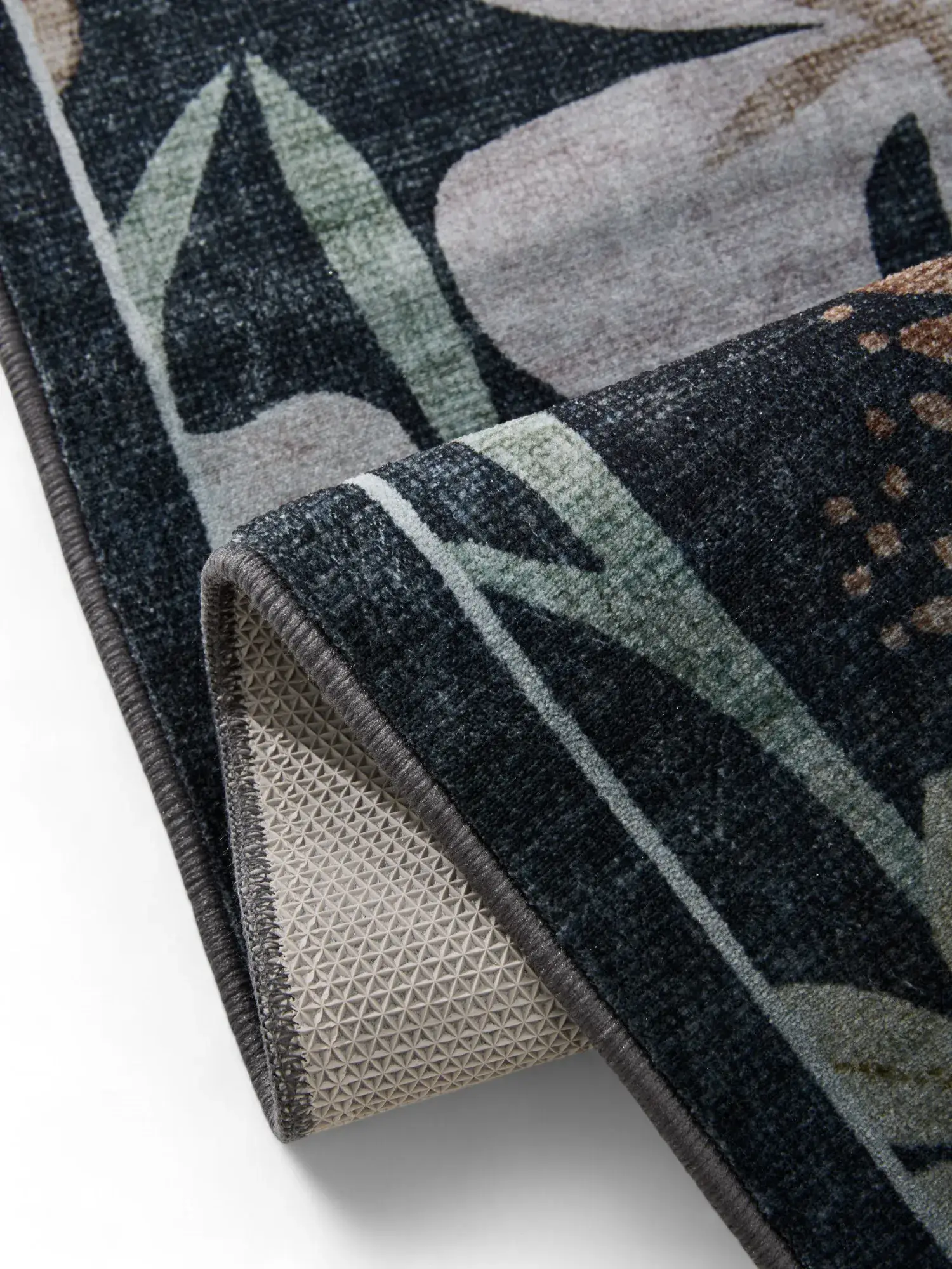 Rug made of 100% Polyester in Multicolour with a 100% Polyester high pile by benuta Nest