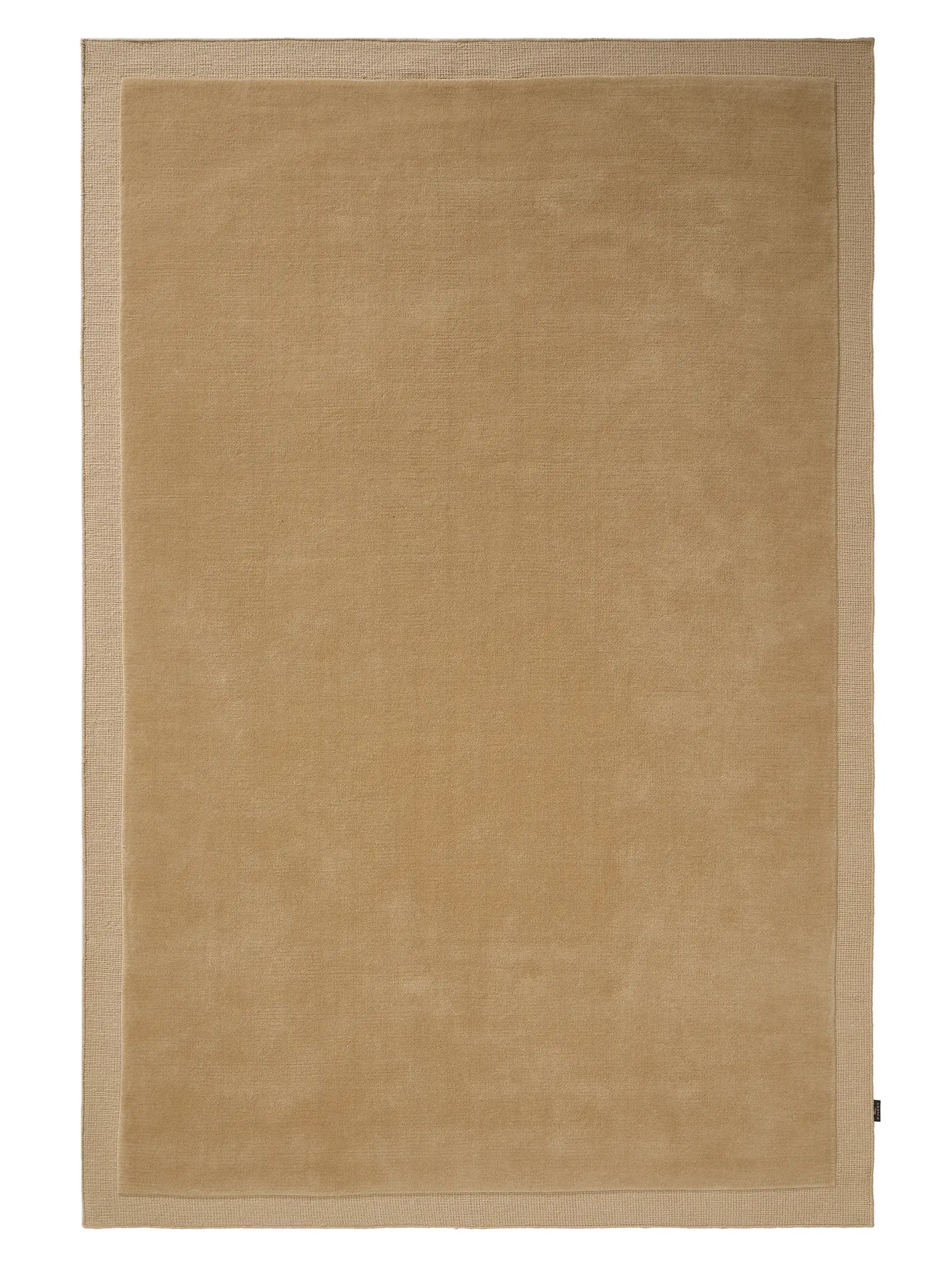 Rug made of 100% Wool in Beige with a 100% Wool high pile by benuta Finest
