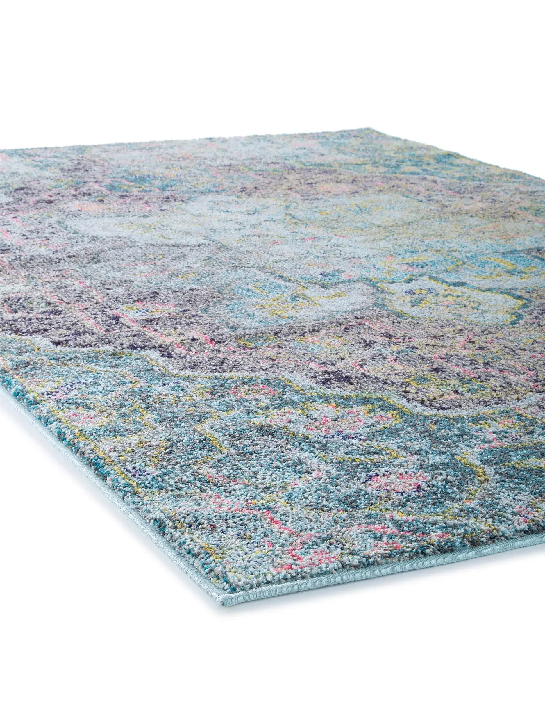 Alfombra de 100% Polipropileno en Turquesa con un pelo de {{Placeholder_Pile Height}} de altura de benuta nest