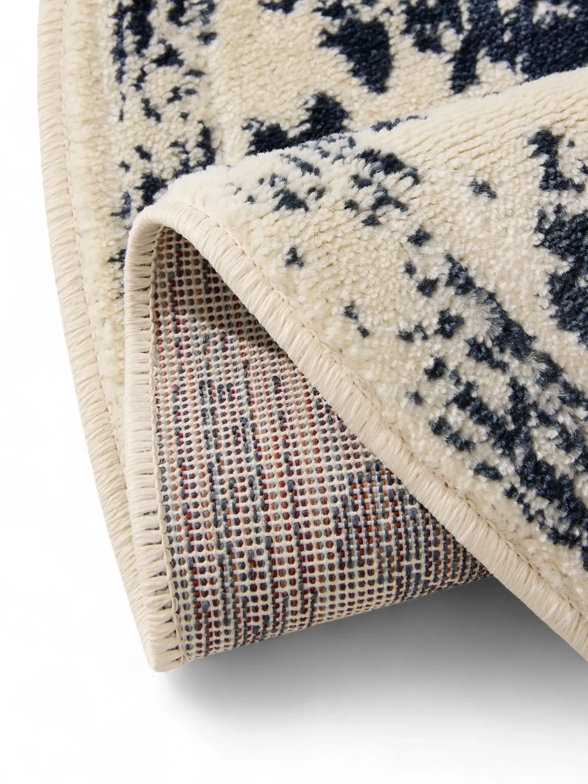 Teppich aus 100% Polypropyleen in Beige mit 100% Polypropyleen hohem Flor von benuta Basic