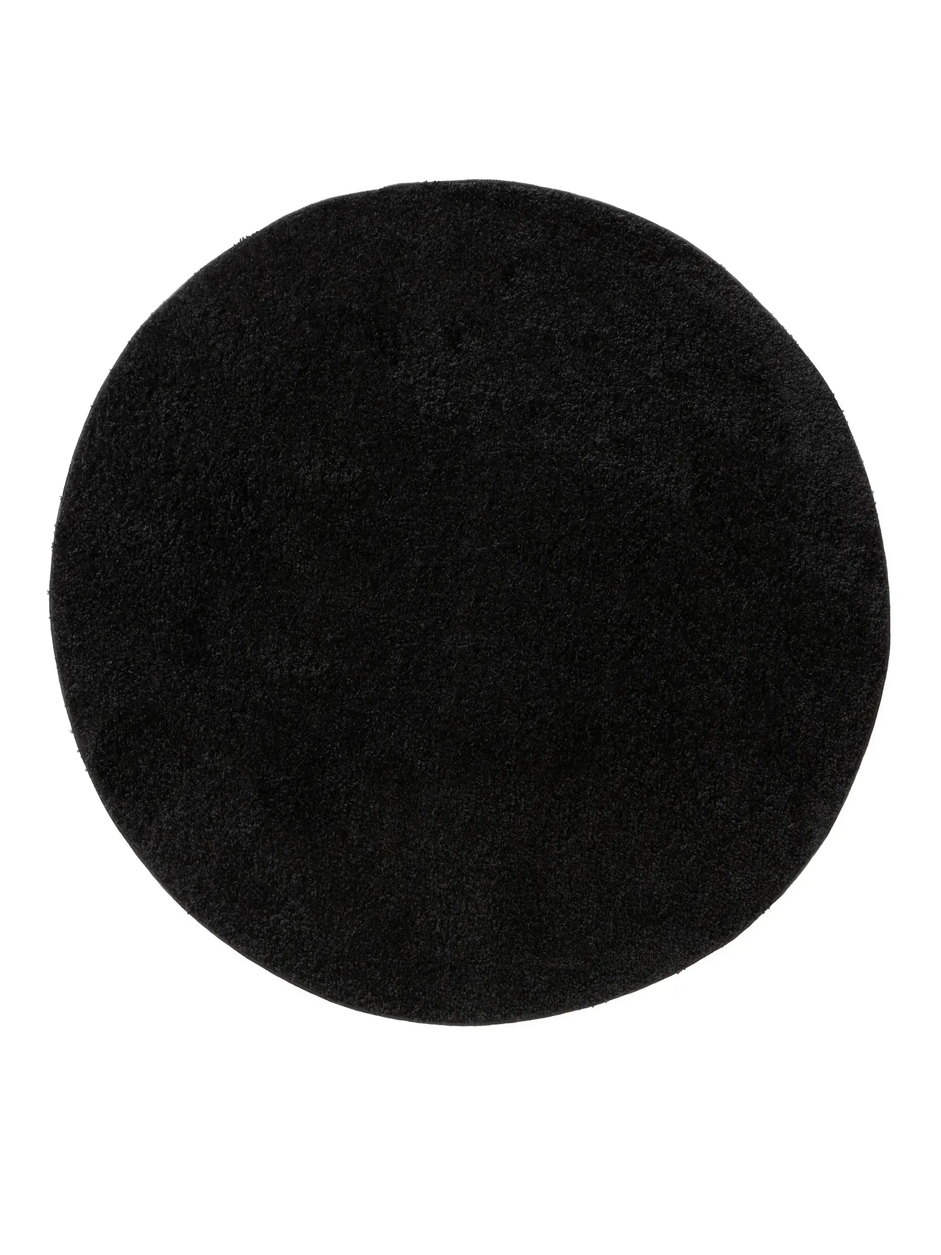 Rug made of 100% Polypropylen in Schwarz with a 100% Polypropylen high pile by benuta Basic