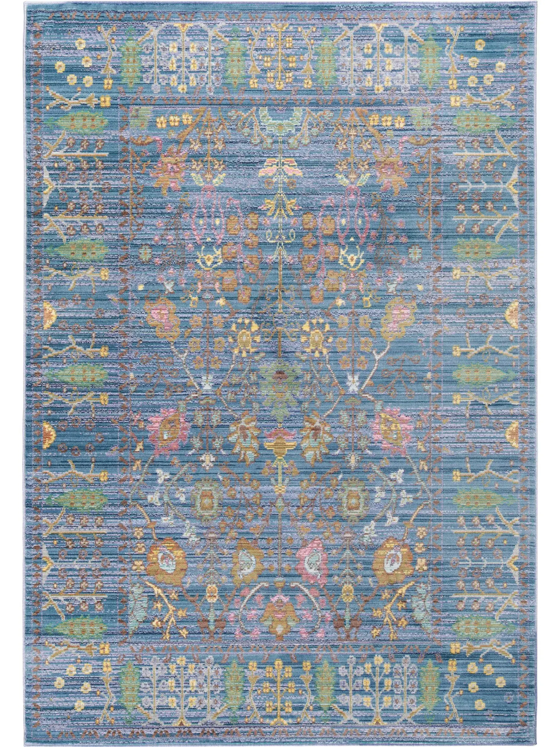 Teppich Visconti aus 100% Polyester in Blau von benuta