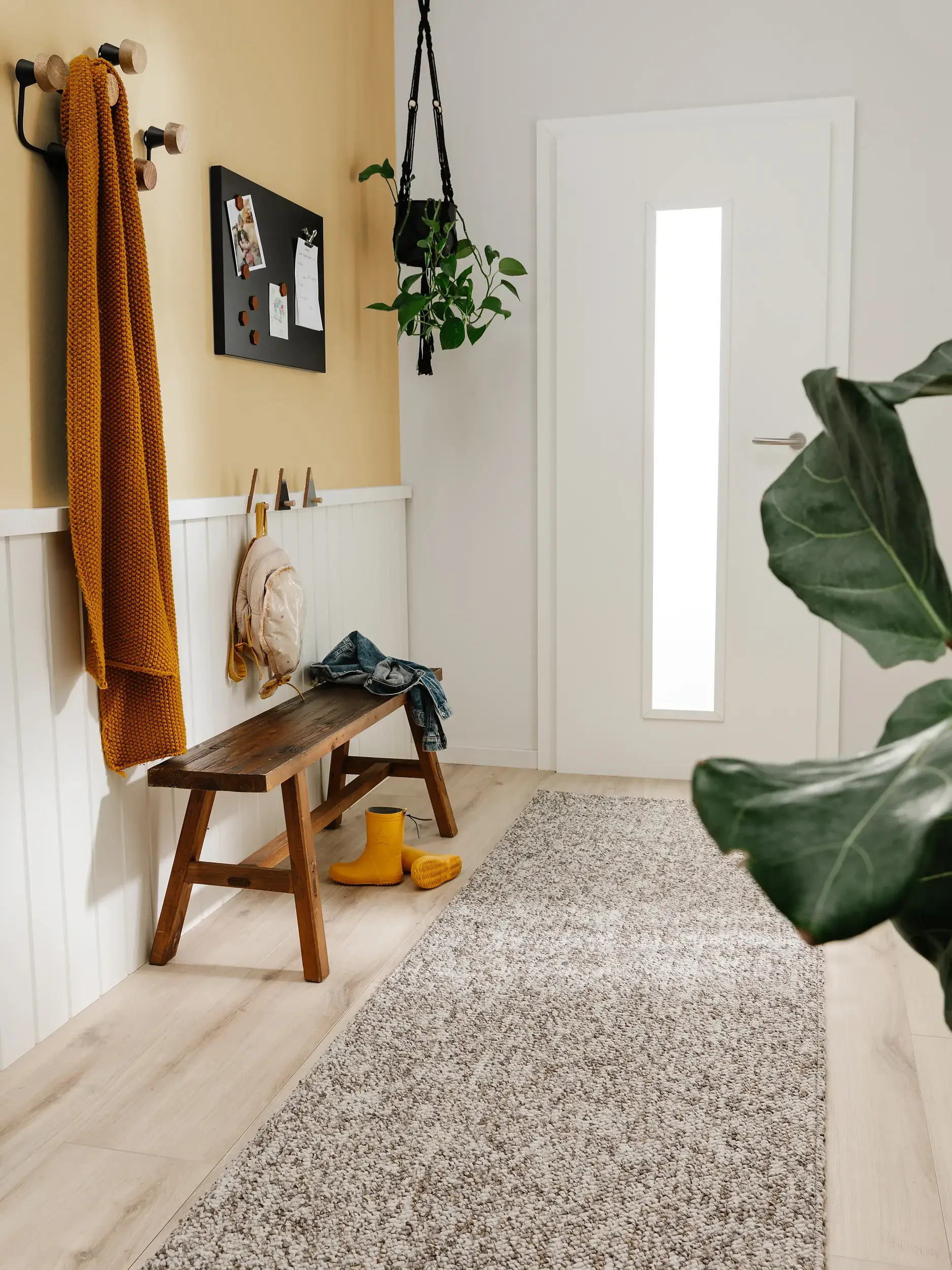 Teppich aus 100% Polypropylen in Taupe mit 100% Polypropylen hohem Flor von benuta Nest