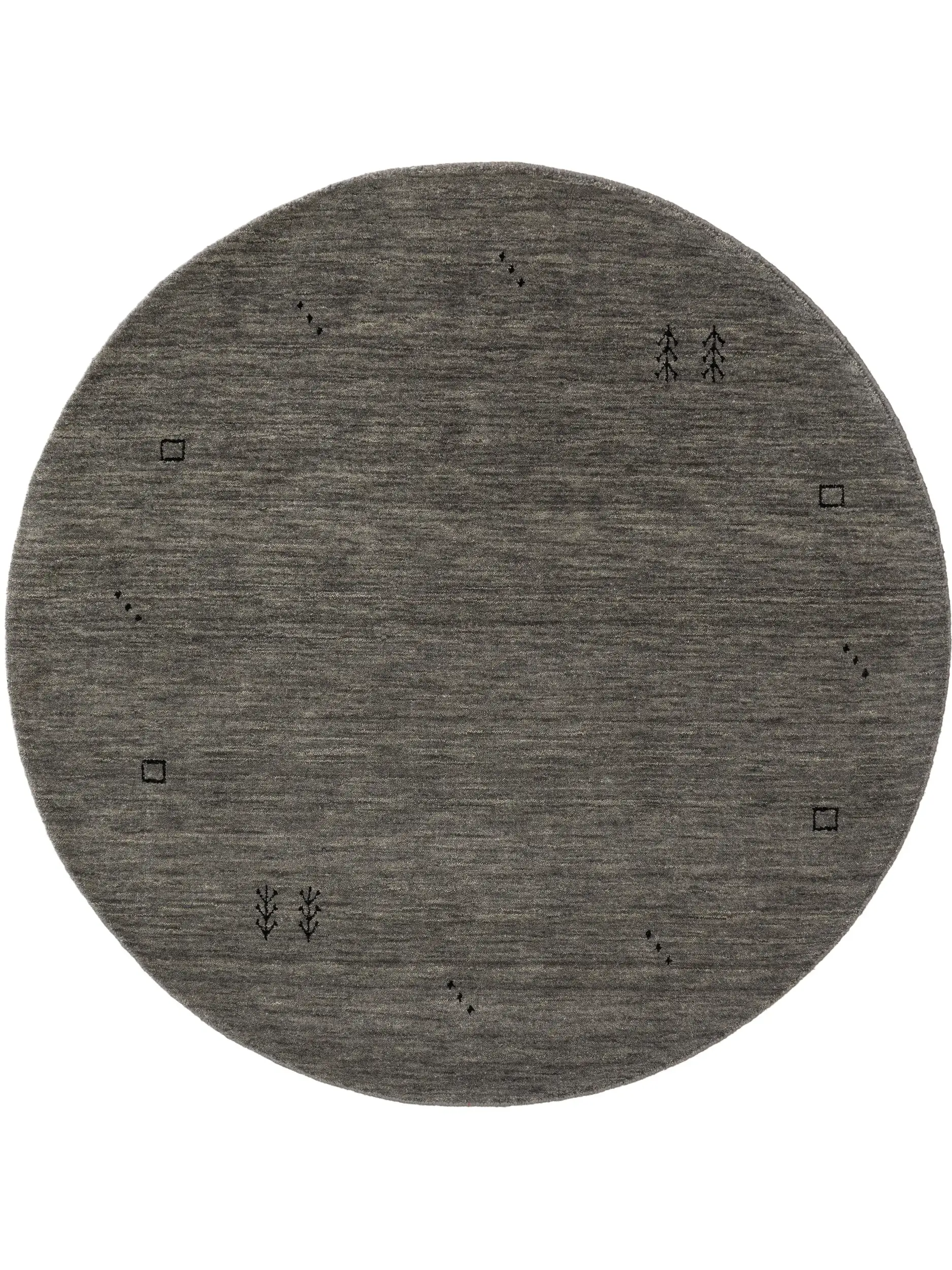 Rug made of 100% Wolle in Grau with a 100% Wolle high pile by benuta Nest
