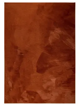 Tappeto in peluche sintetico Furry Arancio