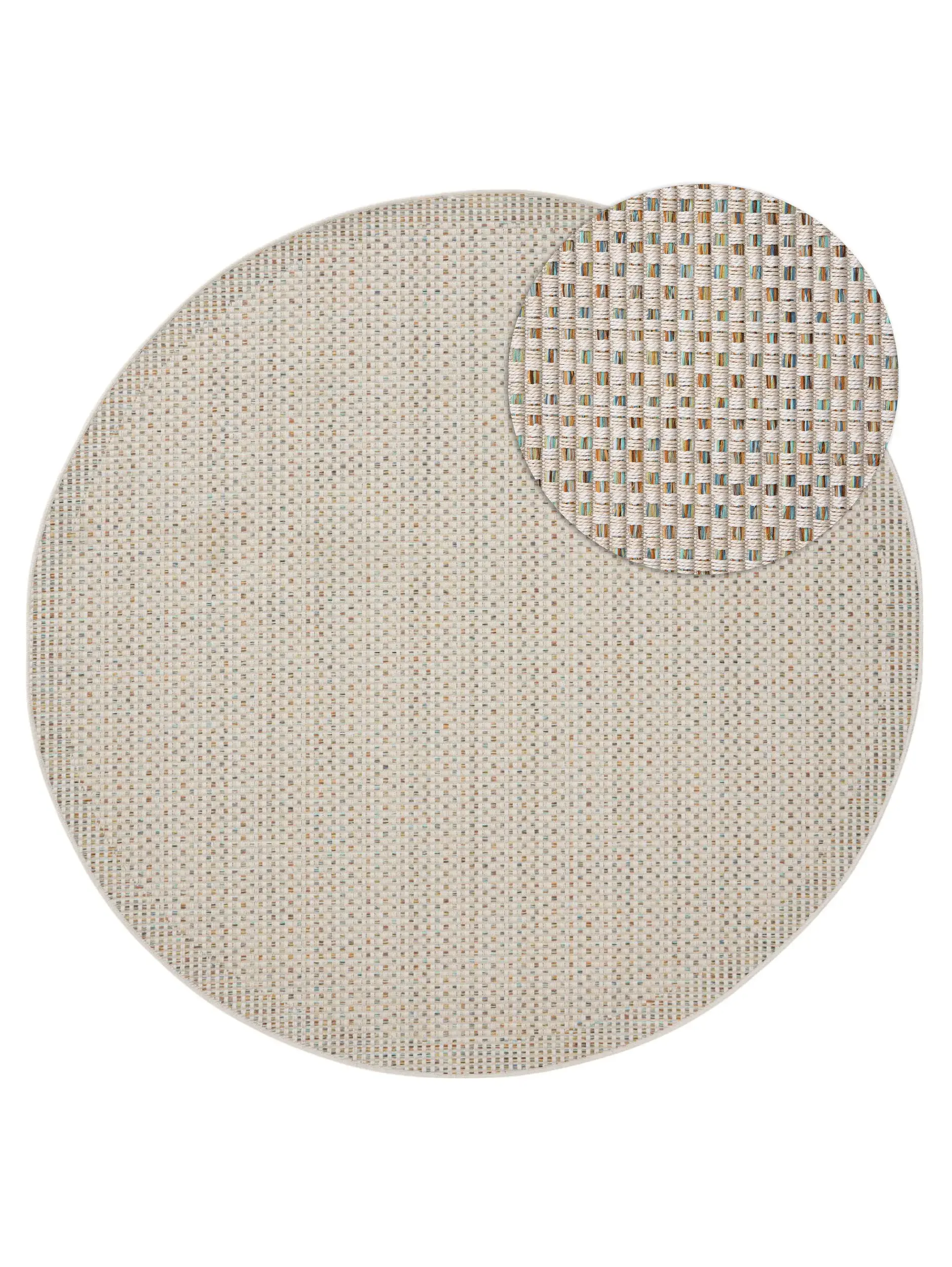 Rug made of 100% Polypropylen in Beige with a 100% Polypropylen high pile by benuta Nest
