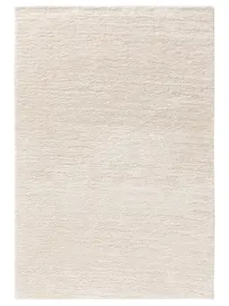 Washable Shaggy Rug Sera Cream