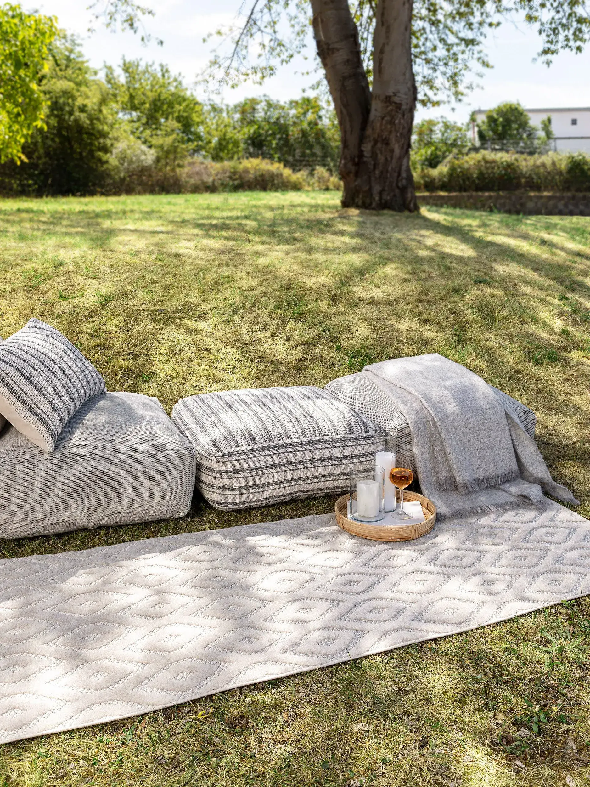 Teppich Bonte aus 100% Polypropylen in Beige von benuta